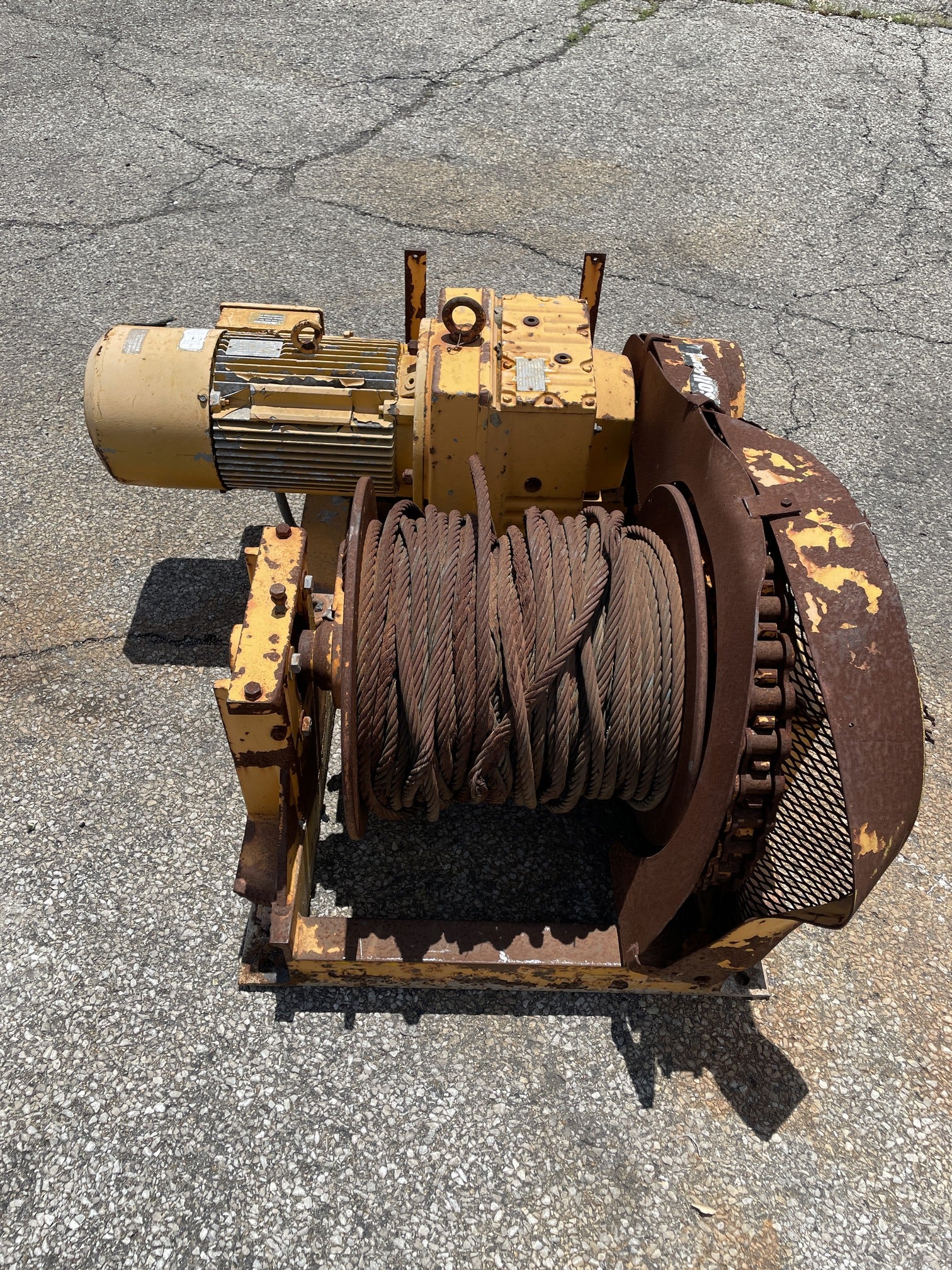 Ingersoll Rand Electric Winch 10,000 lbs. Capacity 3PH 10000B40-4-16-10-M4P4-20