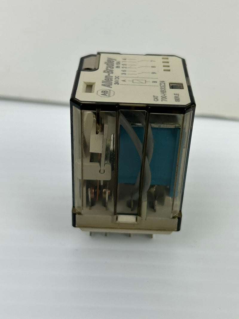 Allen-Bradley 700-HB33Z24 Relay Series E 24VDC 15A 2HP - Lot of 4