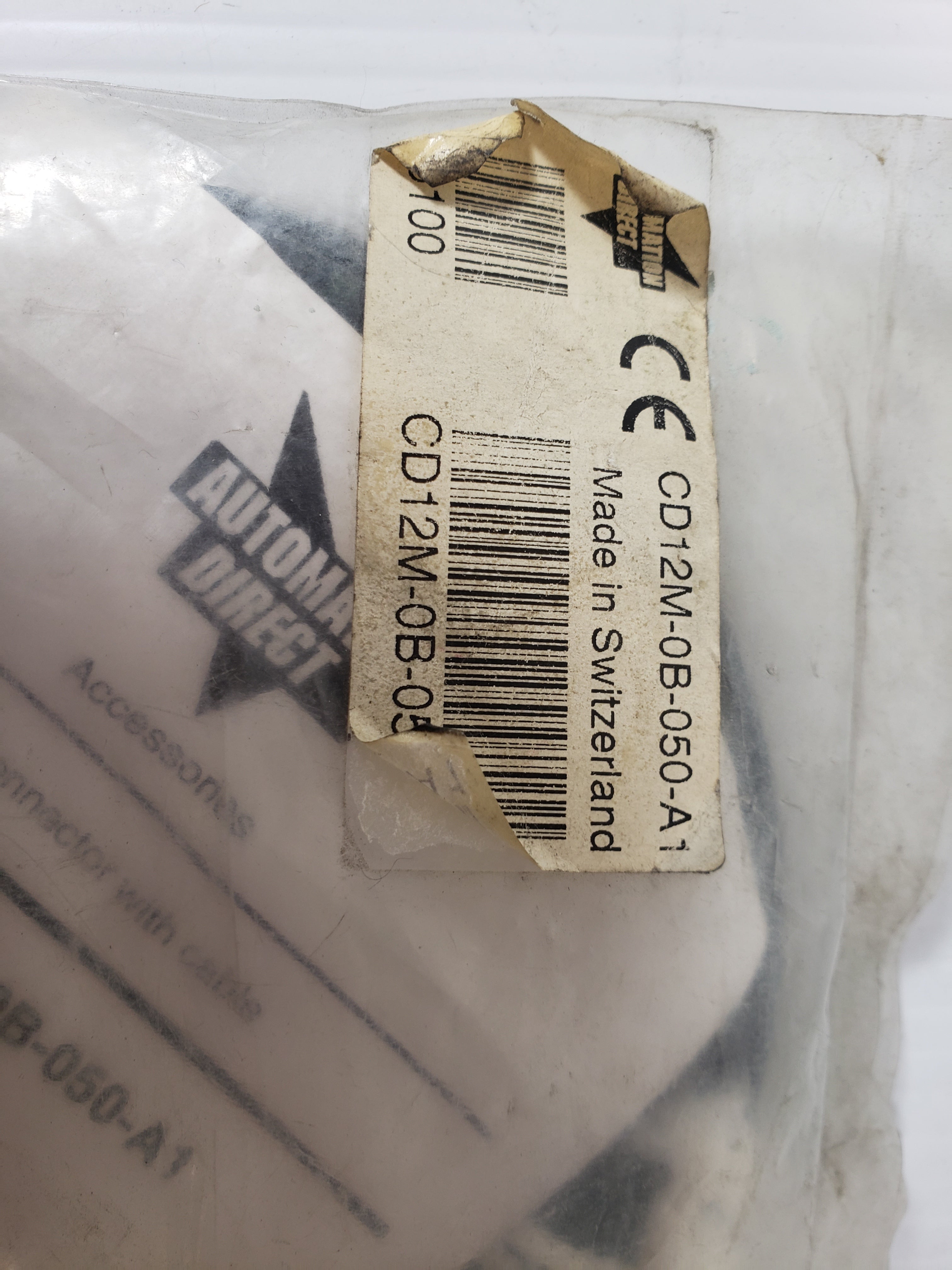 Automation Direct Type Connector with cable CD12M-0B-050-A1