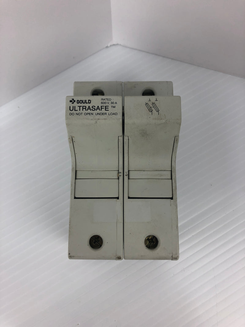 Gould US3J2 Fuse Holder 600V 30A 2P