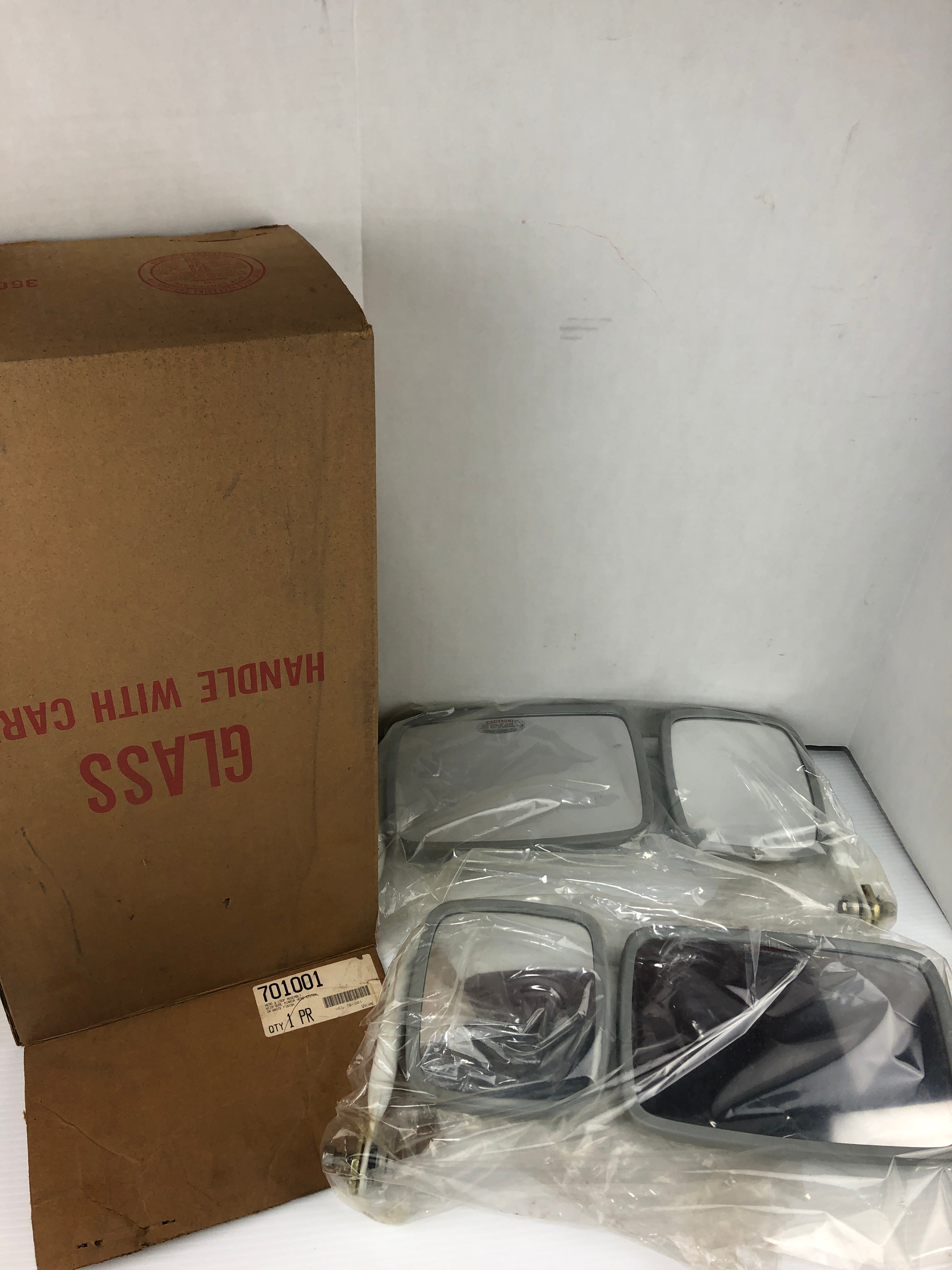 Velvac 701001 Head and Loop Assembly with Dual Mirror Head System Set - White