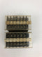 Terminal Block UK15 600V 15A 6P with Covers - Lot of 2