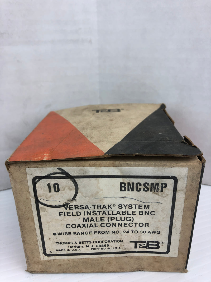 Thomas & Betts BNCSMP Versa-Tark BNC Male Coaxial Connector - Lot of 28