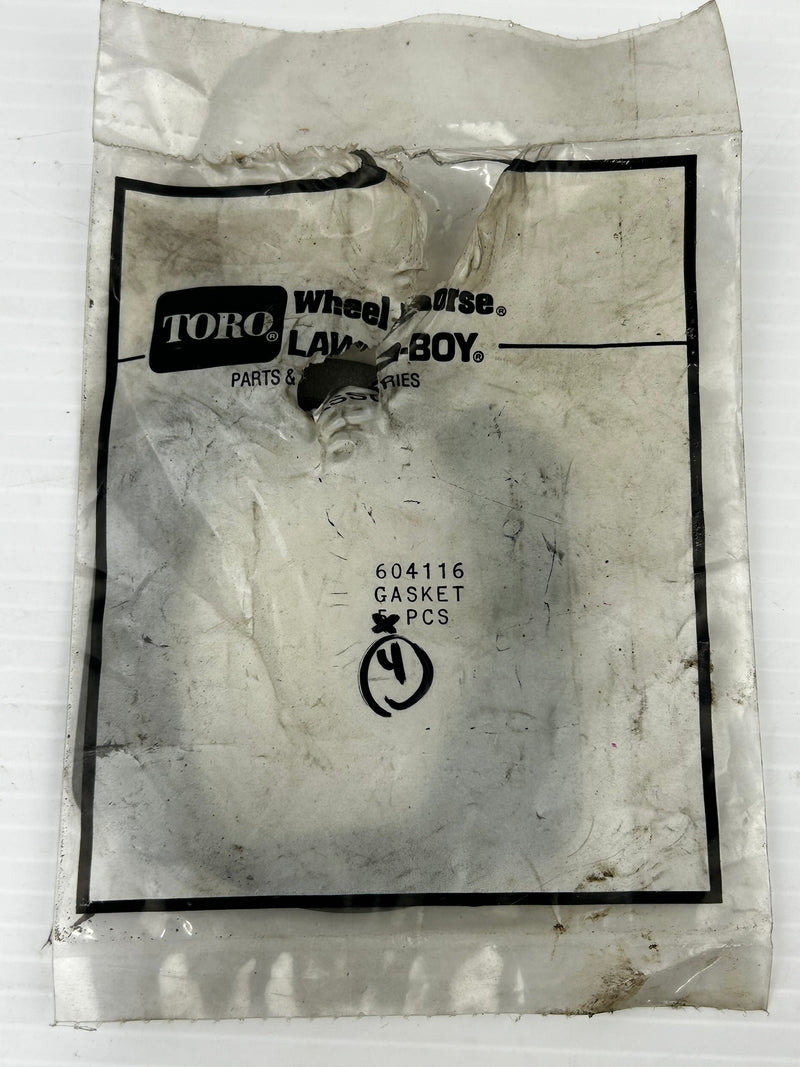 Toro 604116 Gasket - Lot of 4