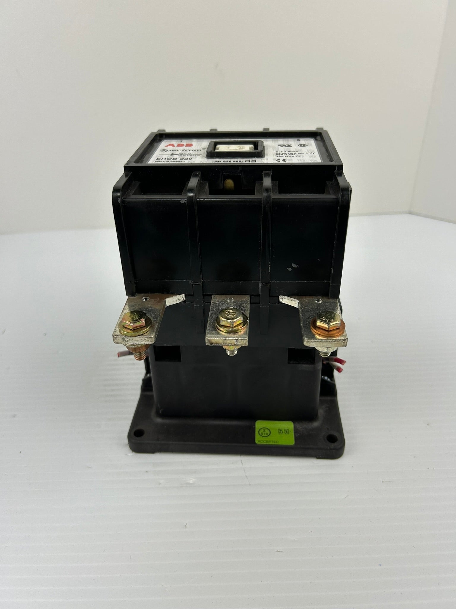 ABB EHDB220 Drive Contactor 600VDC 200A
