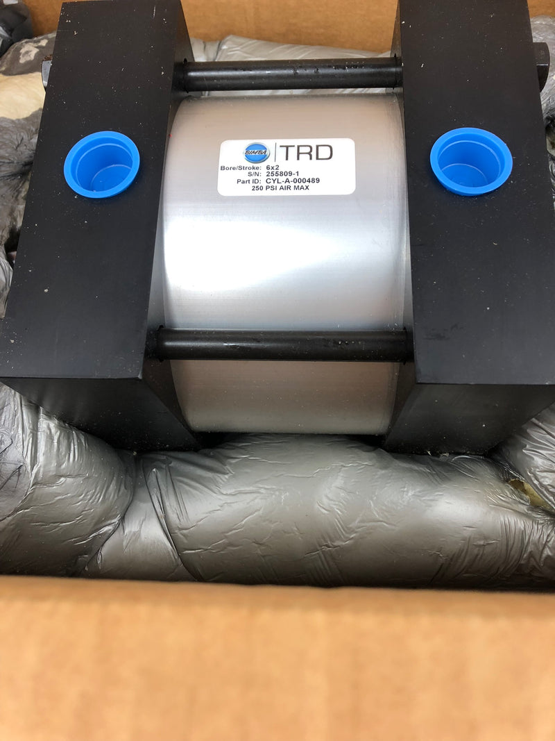 Bimba TRD CYLA000489 Cylinder 6x2 Bore/Stroke 250 PSI Metal Logics