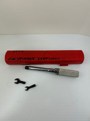 Snap-on QJIJ275 Interchangeable Head Torque Wrench w/ 2 Open End Heads & Case