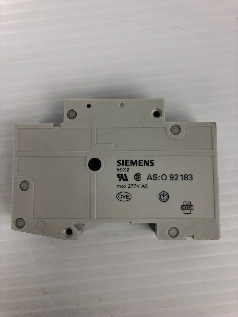 Siemens 5SX21 Circuit Breaker C1,6 277VAC 1P