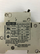 Allen Bradley G150 Circuit Breaker 1492-CB1 Ser. B 15A 1P