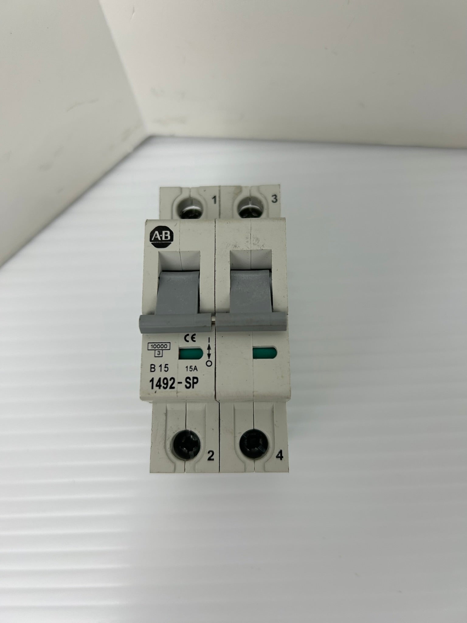 Allen-Bradley 1492-SP2B150 Circuit Breaker Ser C 415VAC 15A 2P - Lot of 2