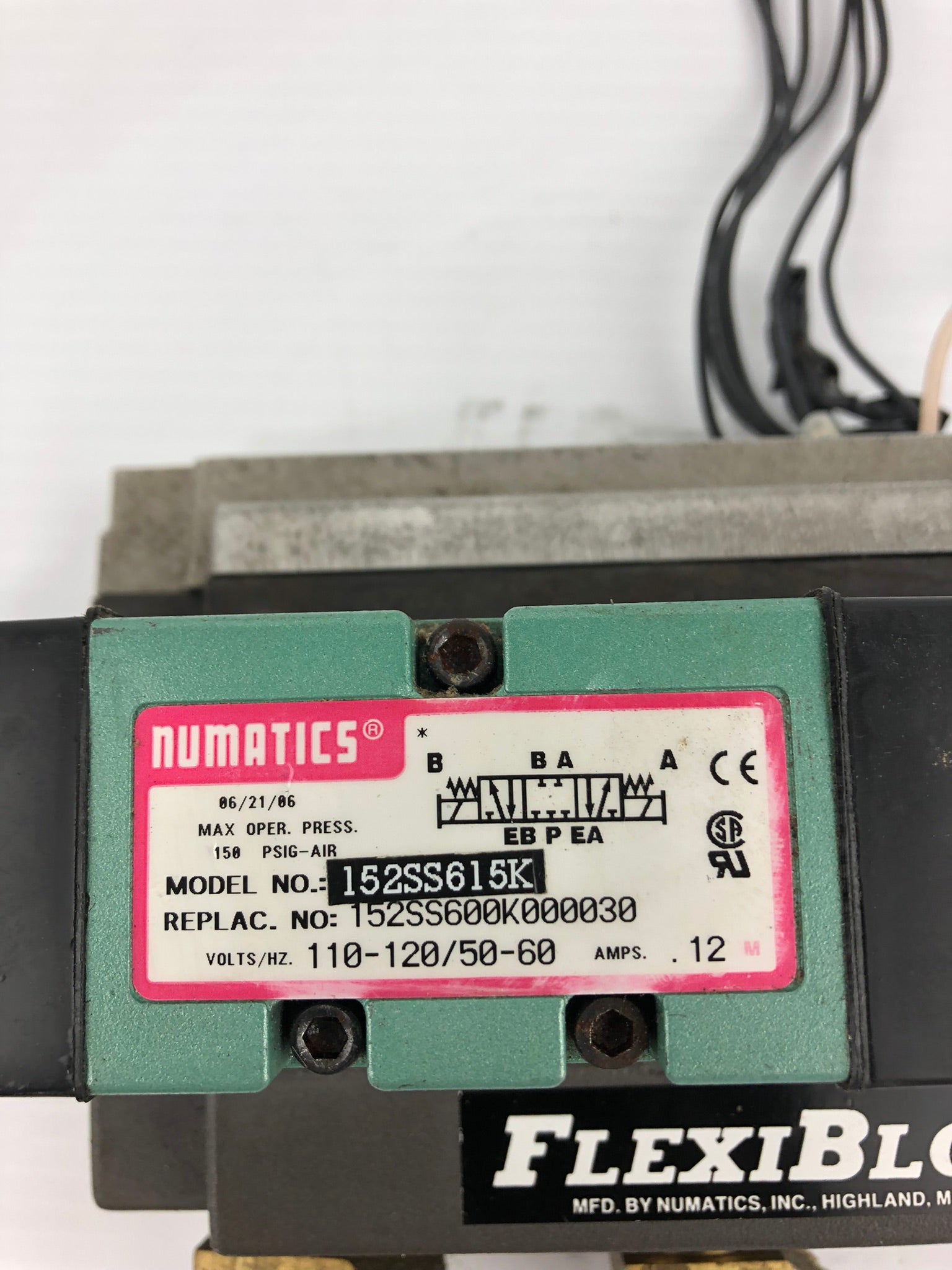 Numatics 152SS615K Solenoid Valve