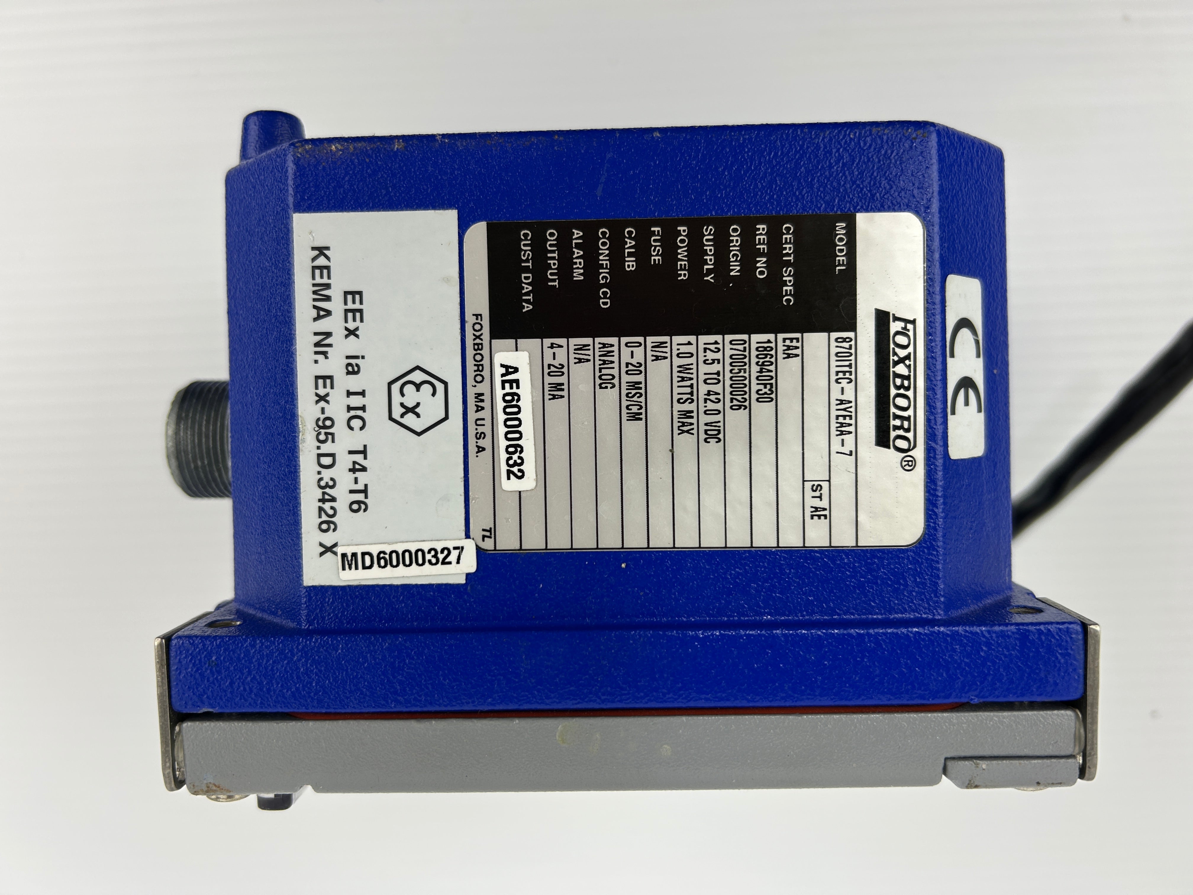 Foxboro 870ITEC-AYEAA-7 Conductivity EC Transmitter I/A Series 870 IT