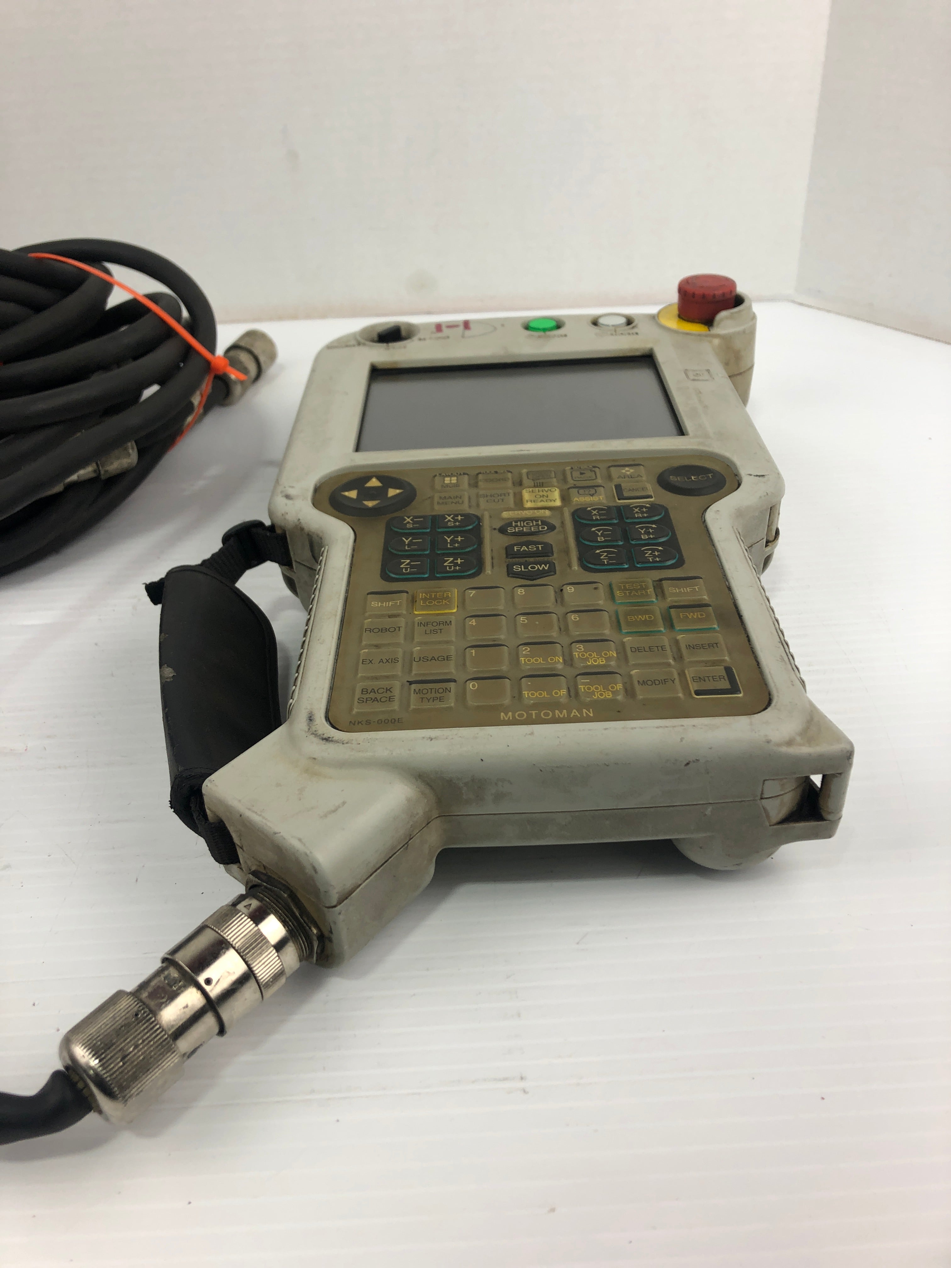 Yaskawa JZRCR-NPP01-1 Teach Pendant A027339 with Cable