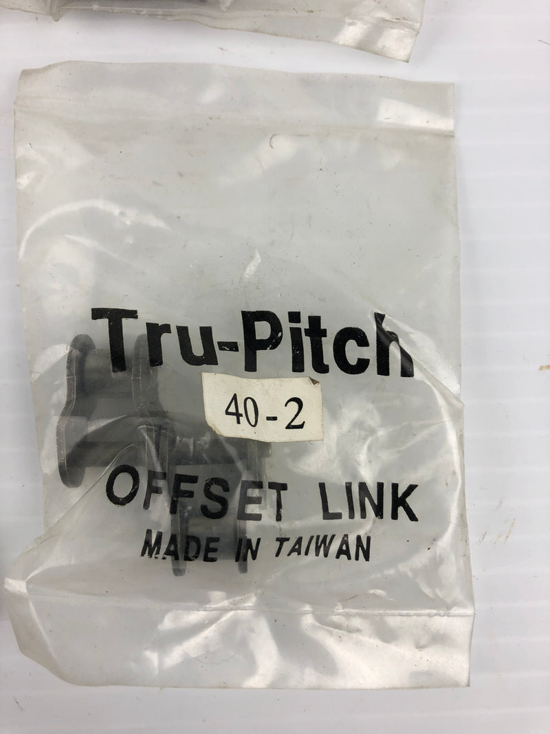 Tru-Pitch 40-2 Offset Chain Link - Lot of 4