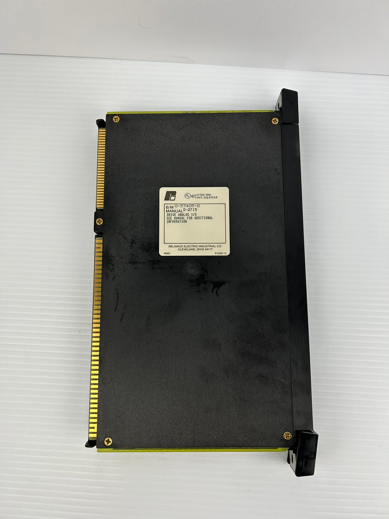 Reliance Electric 57405 Drive Analog I/O Module 0-57405-D D-2715