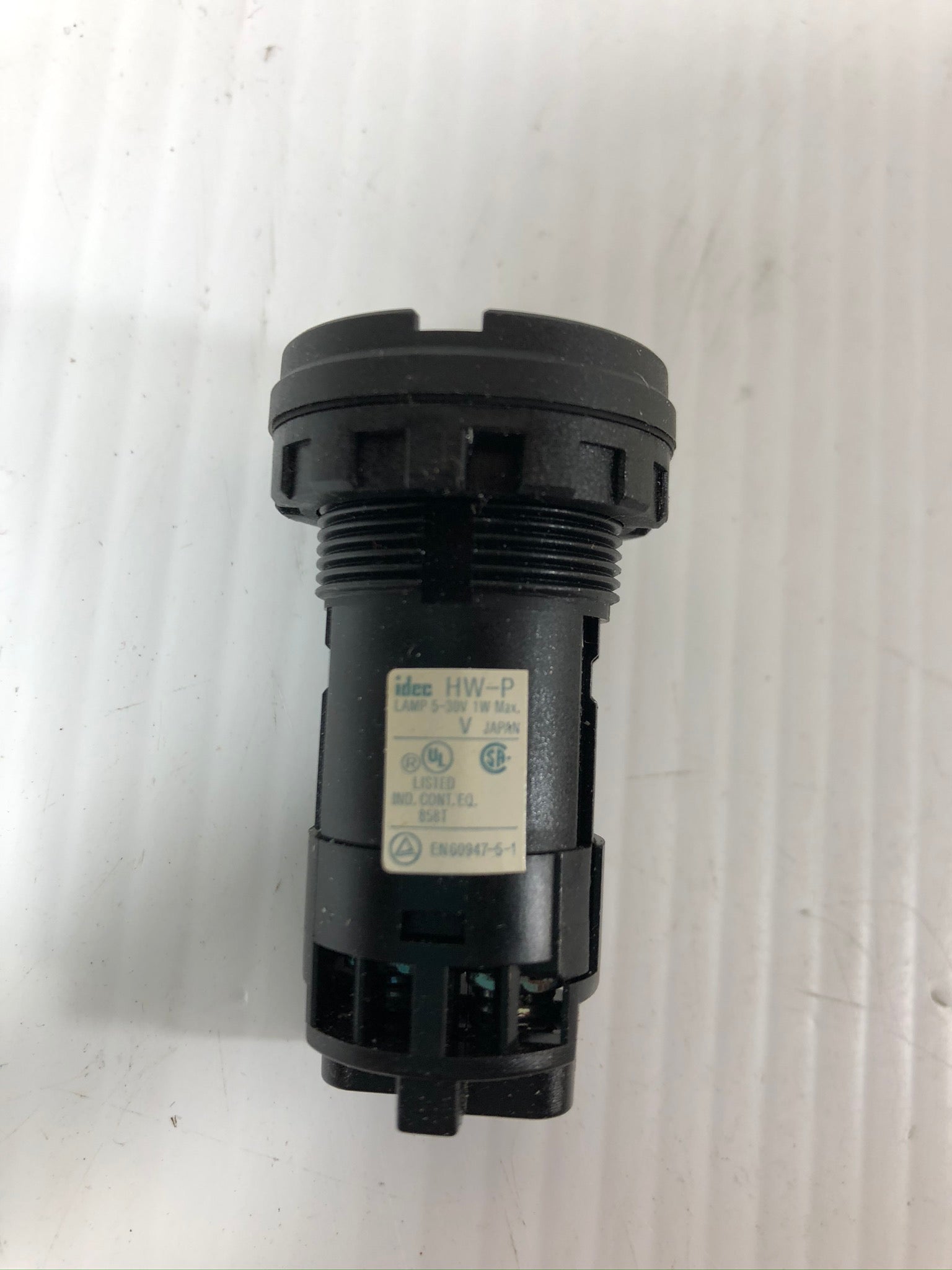 IDEC Pushbutton Switch HW1P-1FQ-A-24V Orange Lens