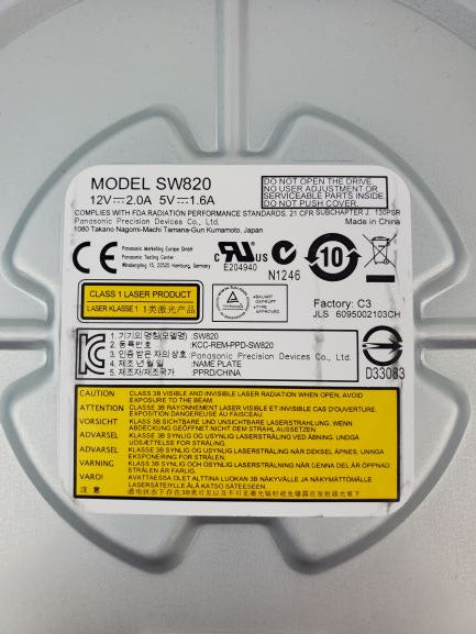 Dell 0GKJJY DVD+RW Panasonic Model# SW820 CN-0GKJJY-36866-317-00ML-A02