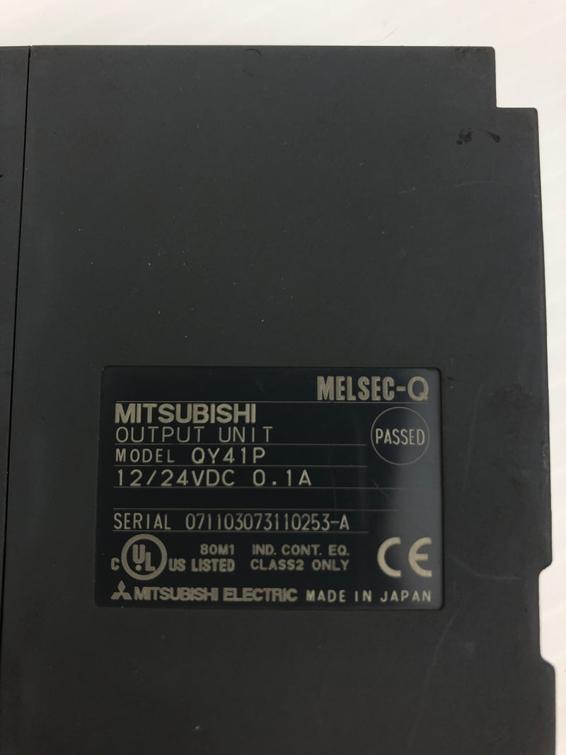 Mitsubishi Melsec-Q QY41P Output Unit 12/24VDC 0.1A