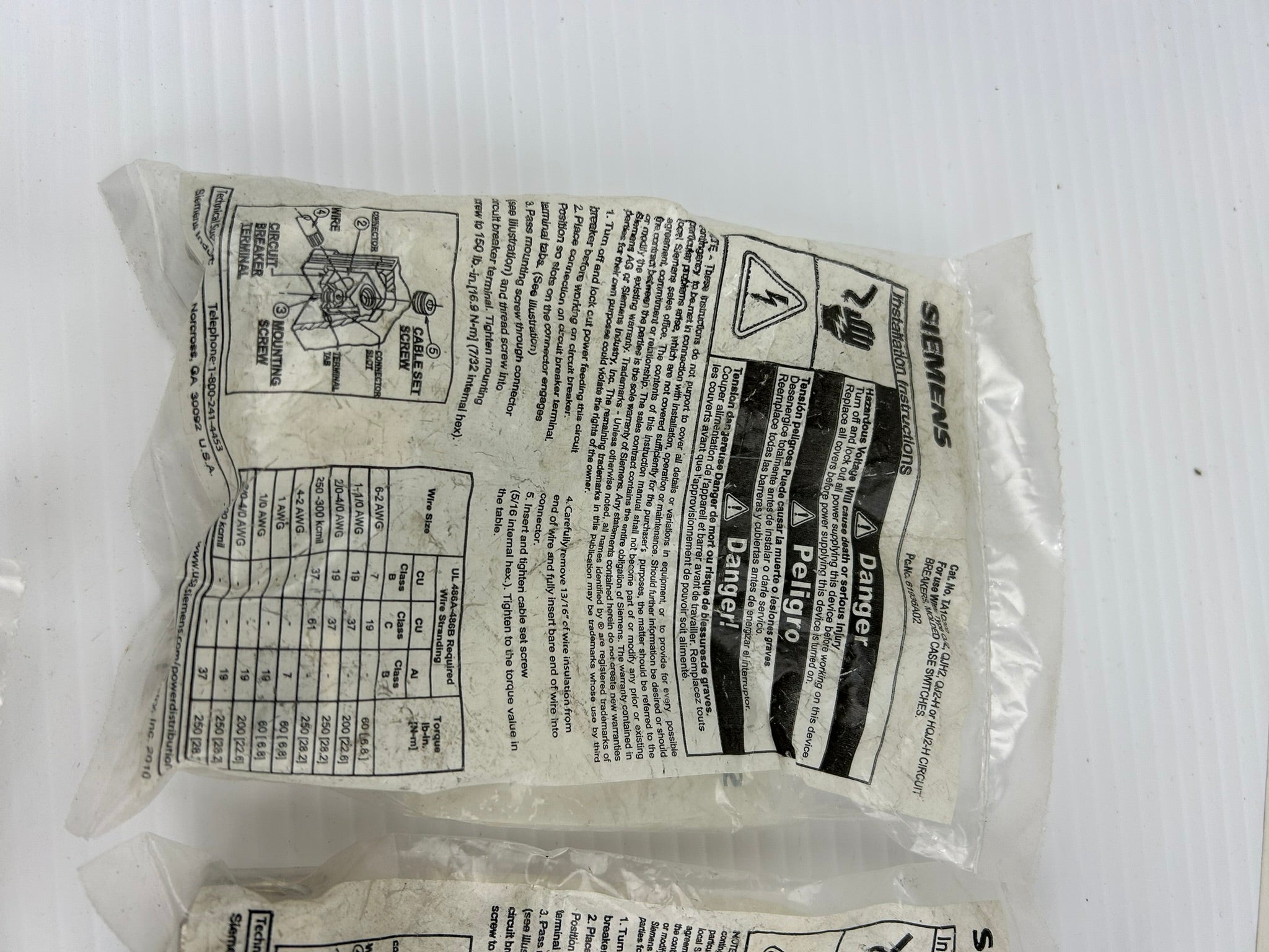 Siemens TA1Q300 Wire Grip Kit - Lot of 5