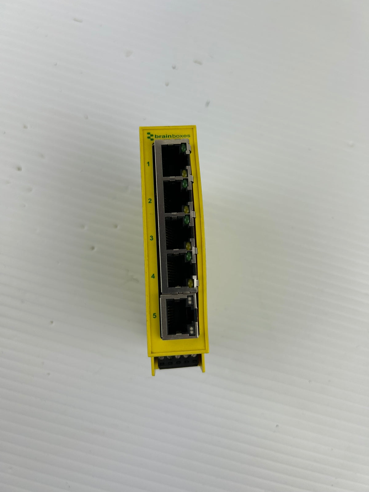 Brainboxes SW-505 Industrial Ethernet Switch 5 Port 10/100 DIN Rail 5-30VDC