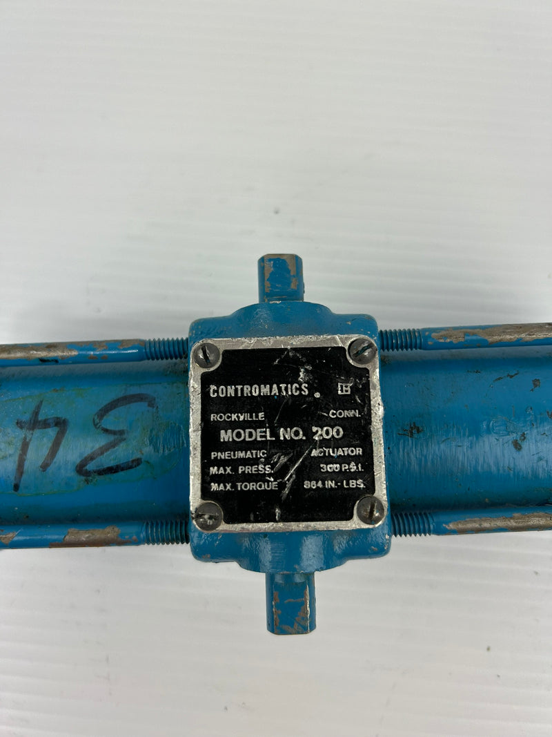 Contromatics 200 Pneumatics Valve Actuator 300 PSI Max