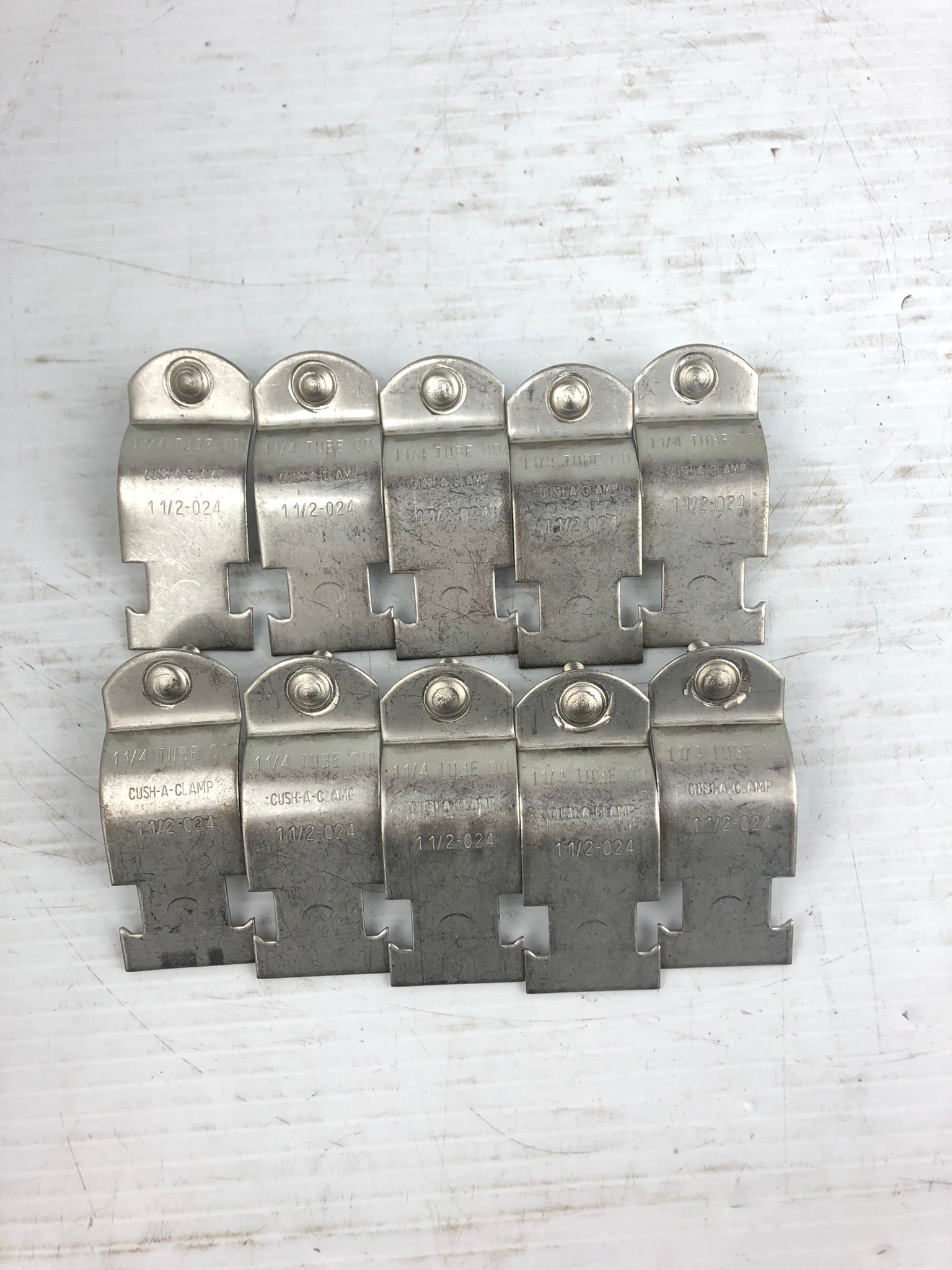 Unistrut Tyco Cush-a-Clamp Clamps 020T024 SS - Box of 10