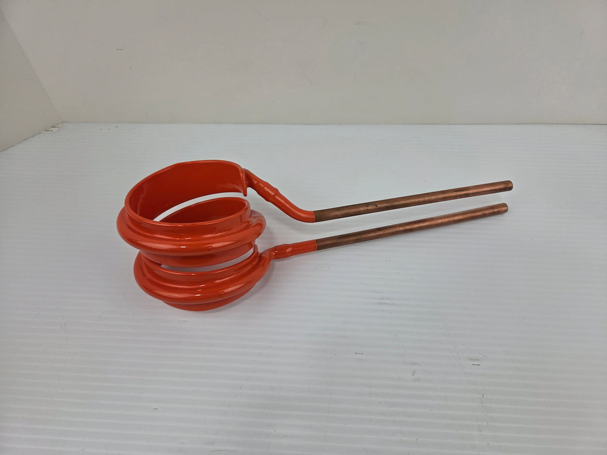 High Frequency Copper Tube Induction Heating Coil for Welding TT1-3.125L Orange