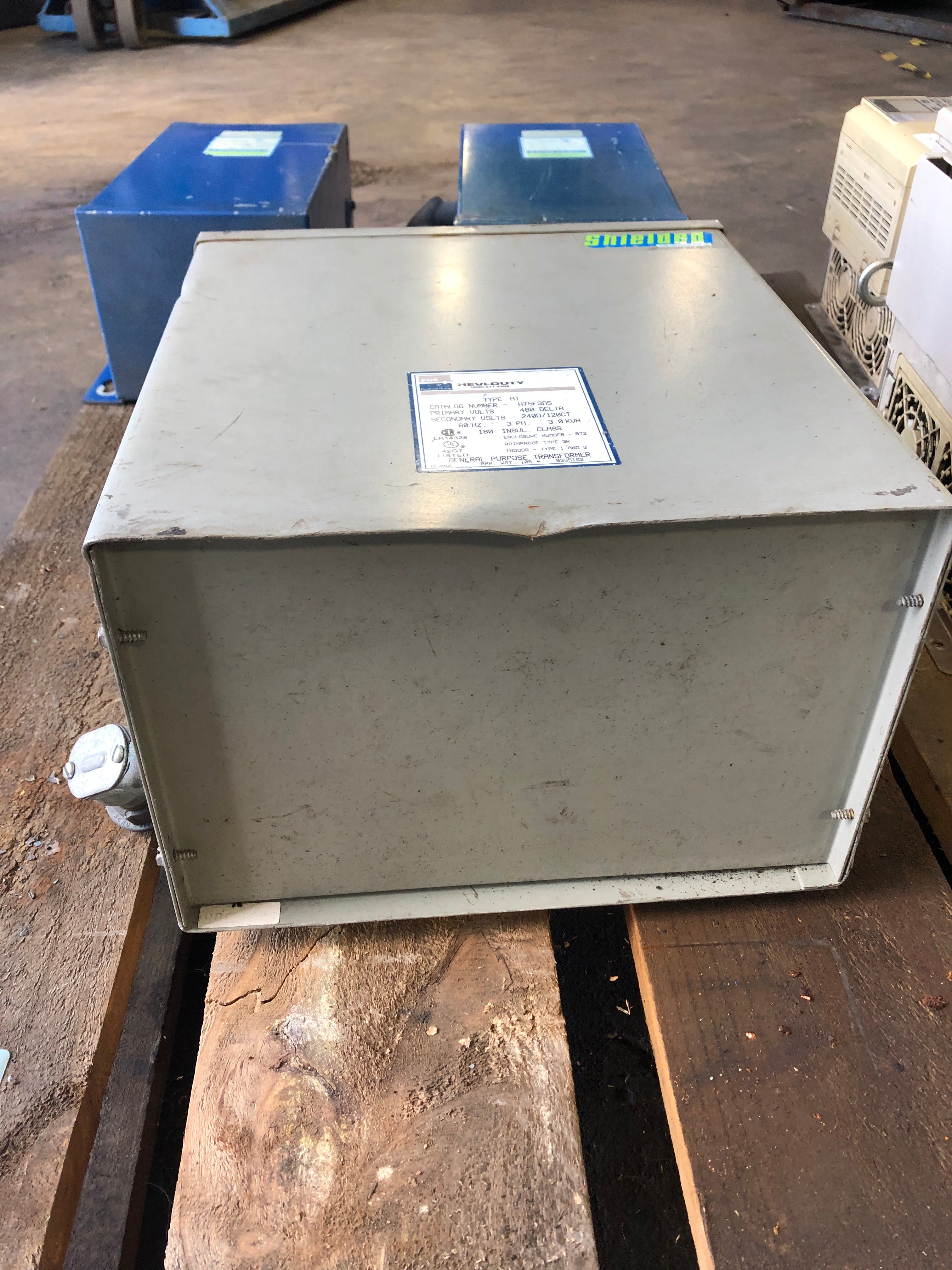 Hevi-Duty HT5F3AS General Purpose Transformer Type HT 3PH 3kVA