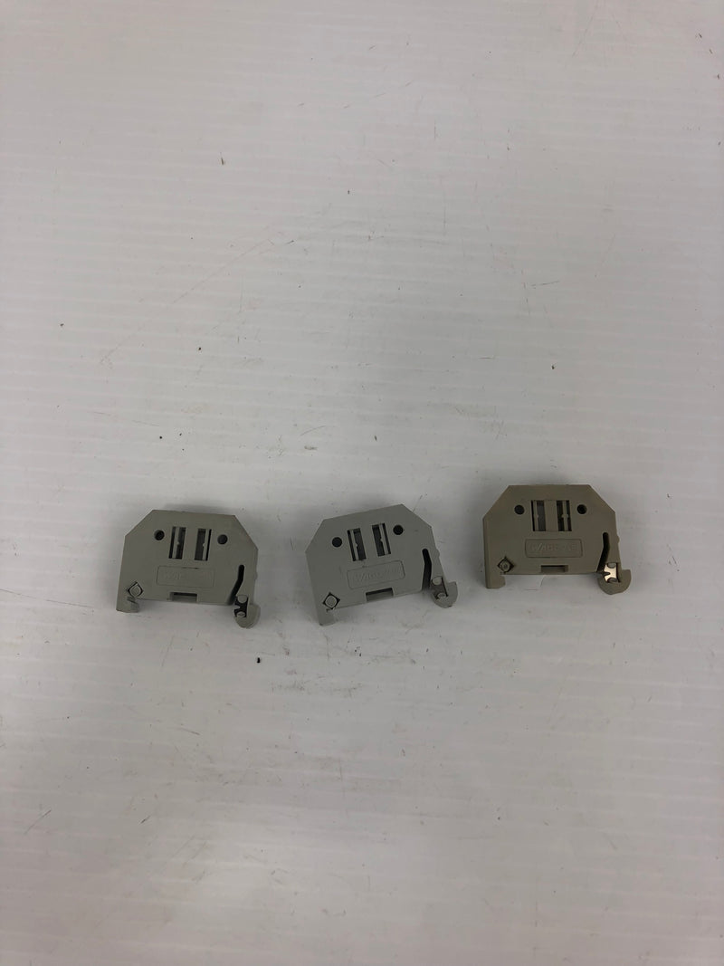 WAGO 249 Terminal Block End Stops - Lot of 3