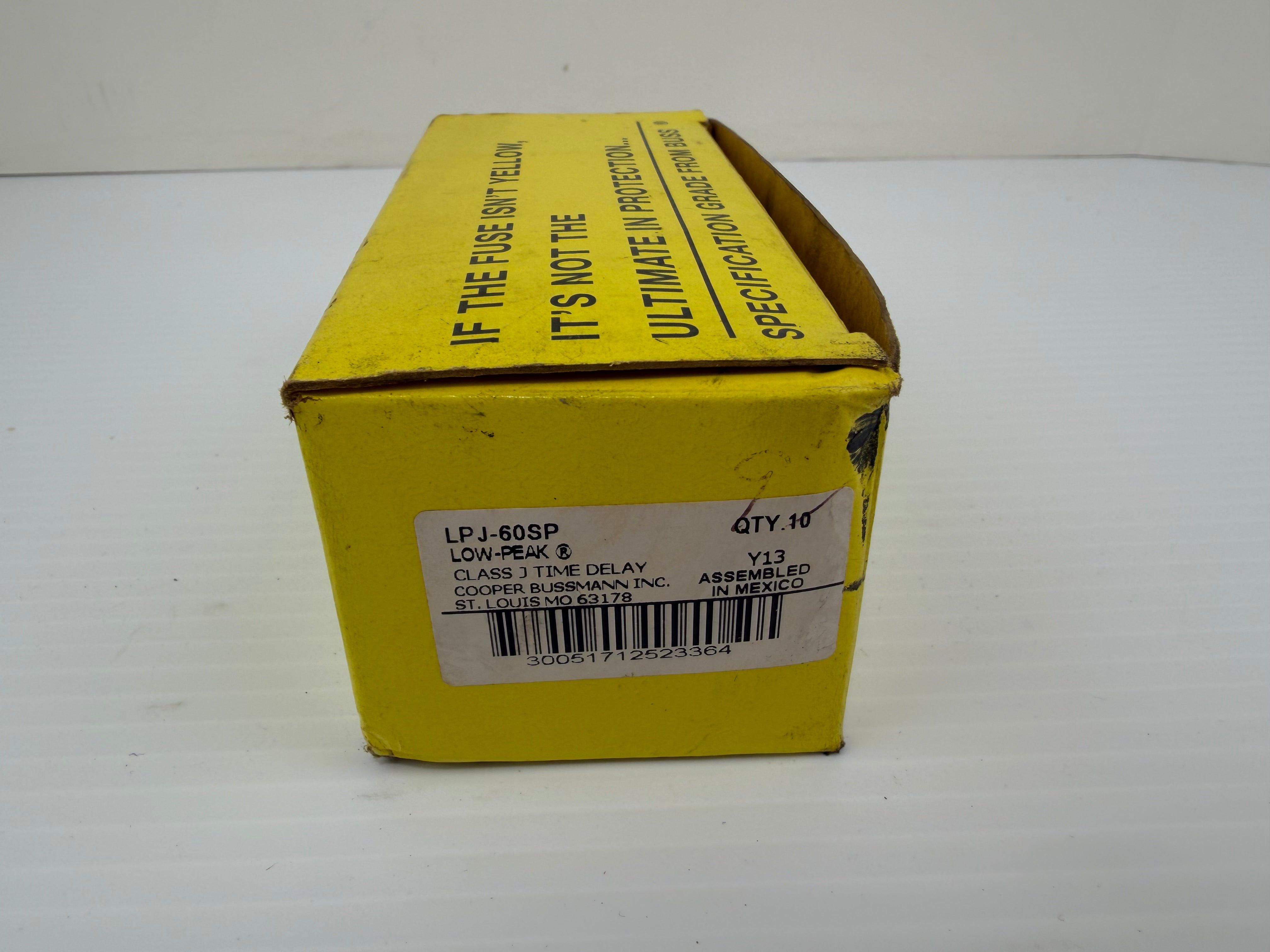 Cooper Bussmann LPJ-60SP Low Peak Fuses Class J 60 Amp Lot of 8