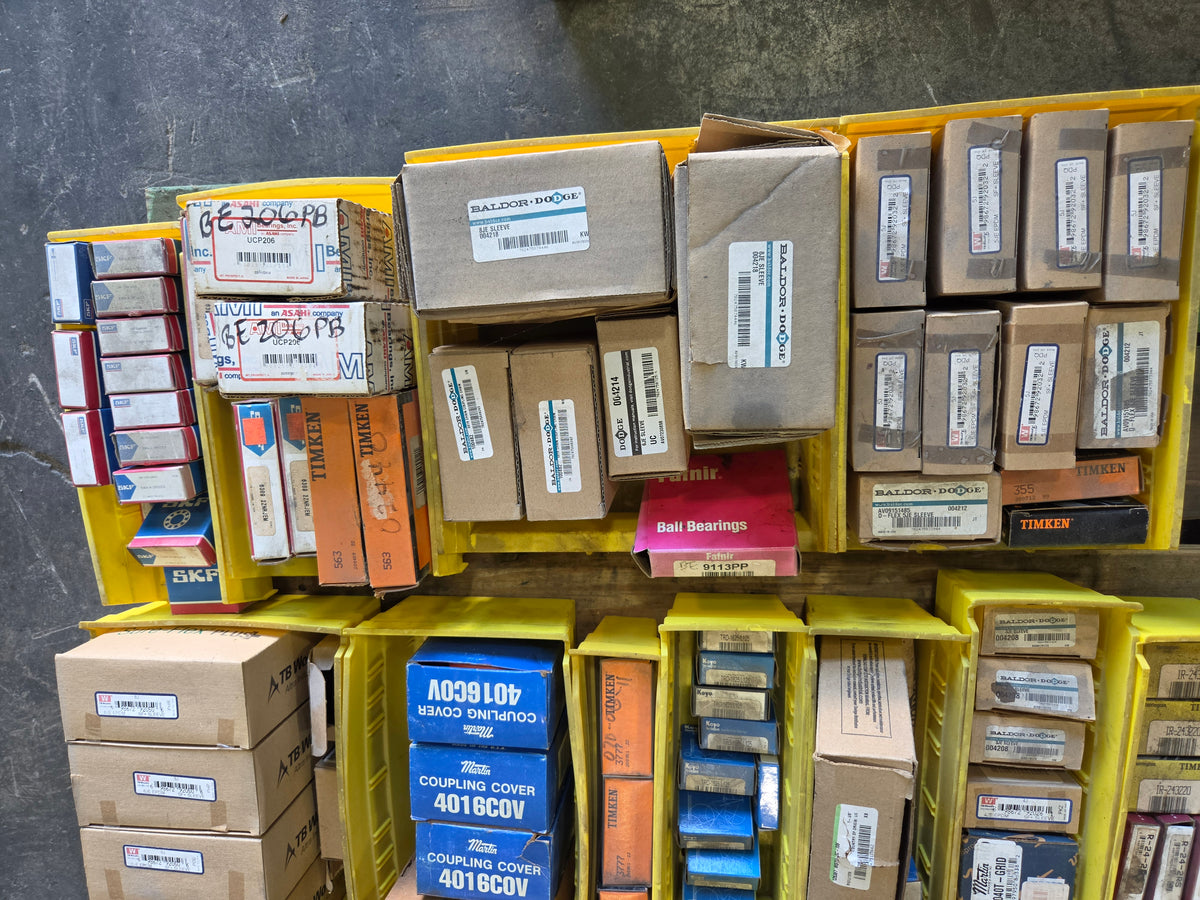 200+ NOS Bearings, Sleeves, Seals - Timken Dodge Martin McGill NSK SKF TB Woods