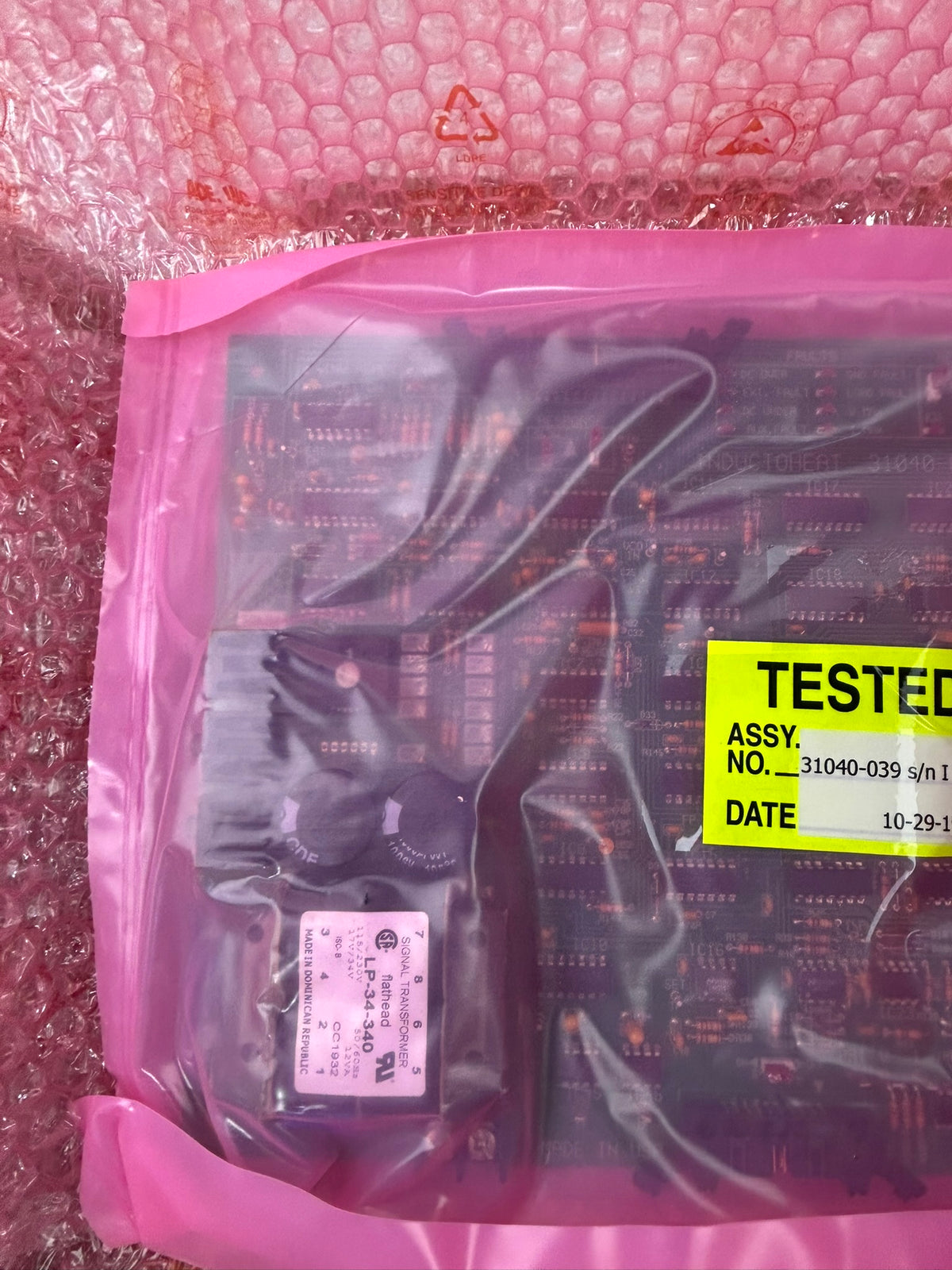 Inductoheat 31040-039 Circuit Board Assembly Industrial Control PCB