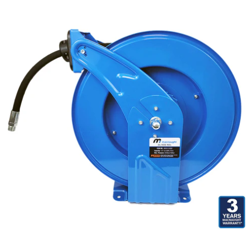 Industrial Oil Hose Reel with 1/2" x 50' Hose 2320 PSI Macnaught M3D-O-5050 ***