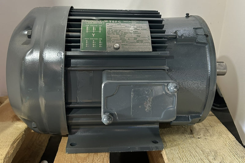 Lincoln TF-4190C AC Motor 5 HP 1740 RPM 184TC 3PH 230/460 Volts