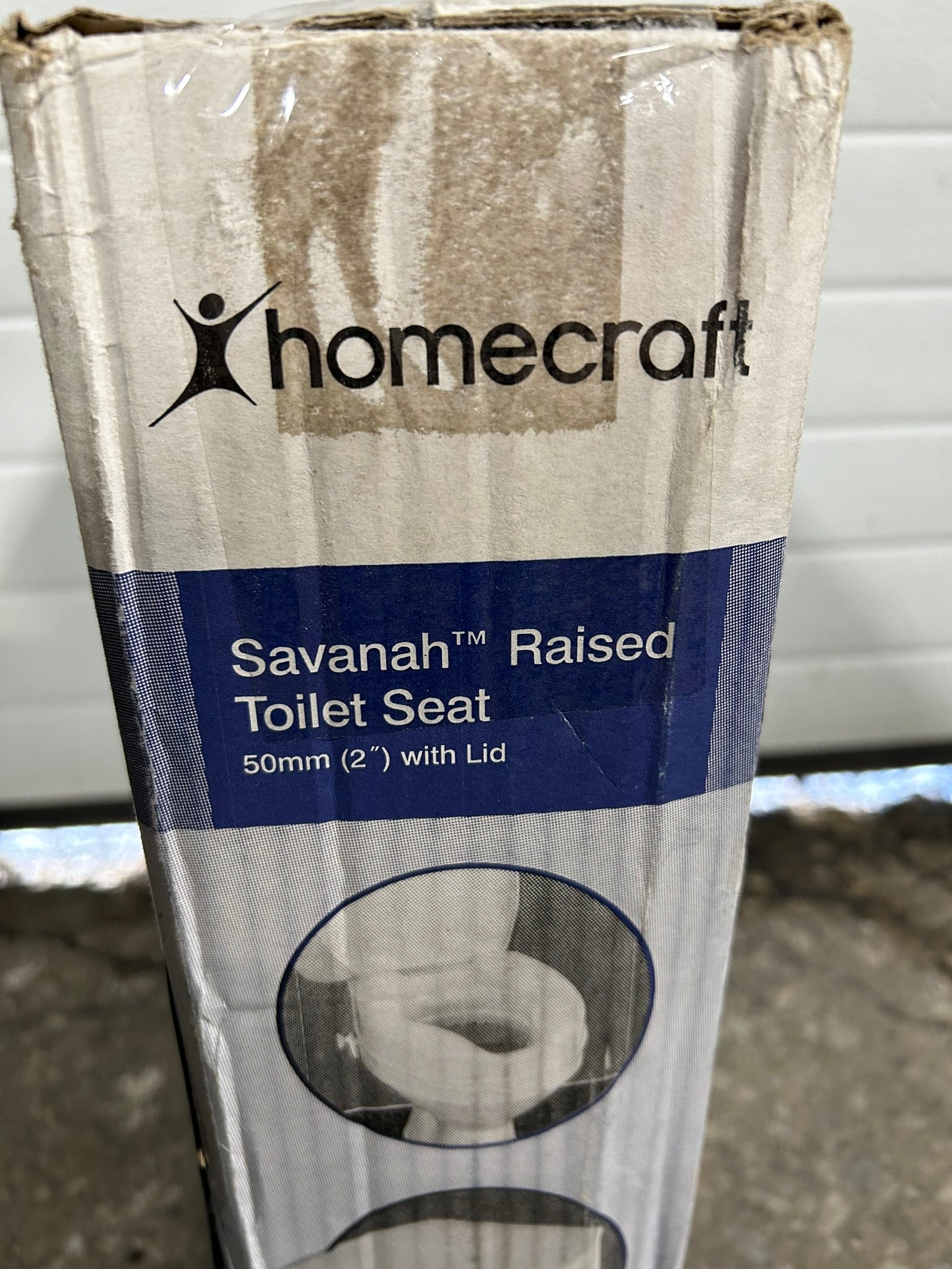 Homecraft Savanah Raised Toilet Seat 2" with Lid