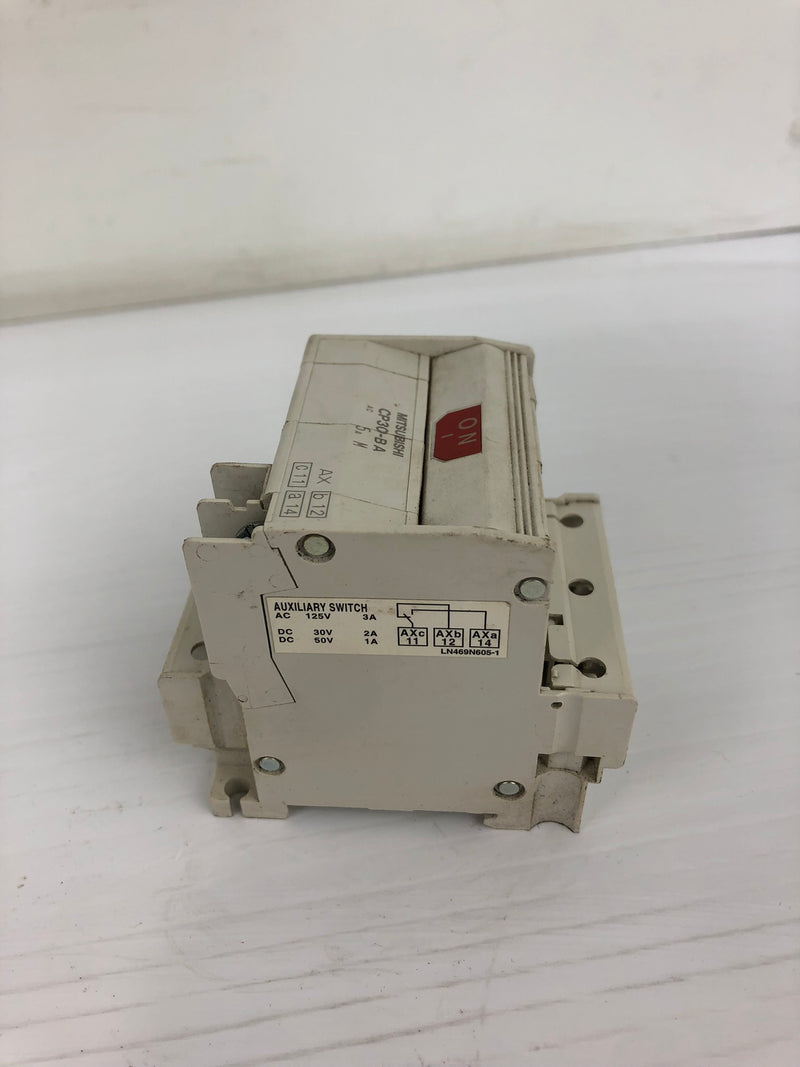 Mitsubishi CP30-BA 3 Pole Circuit Protector 220VAC 250V 50/60Hz