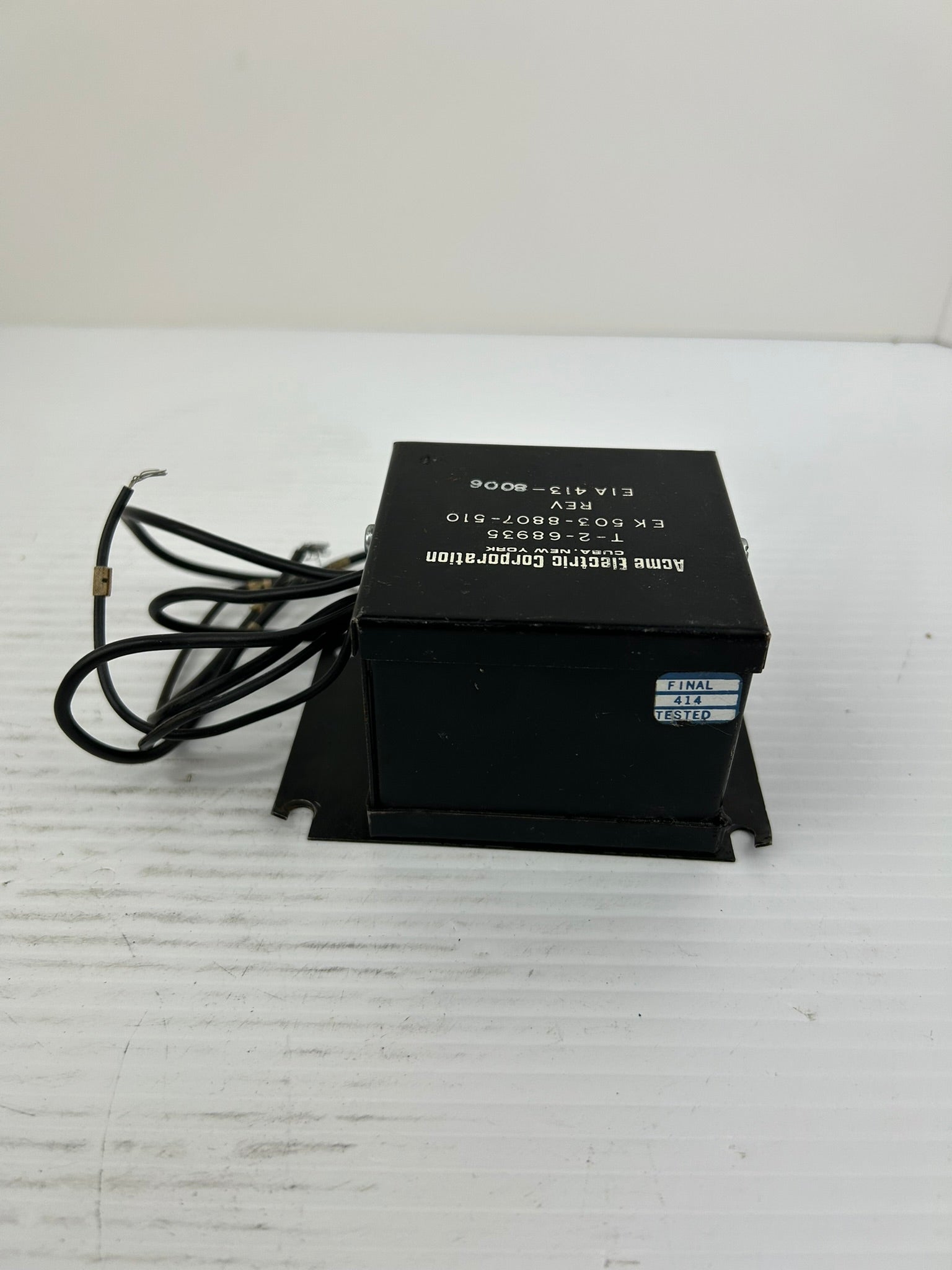 Acme Electric Corp T-2-68935 Transformer EK503-8807-510 EIA413-8006
