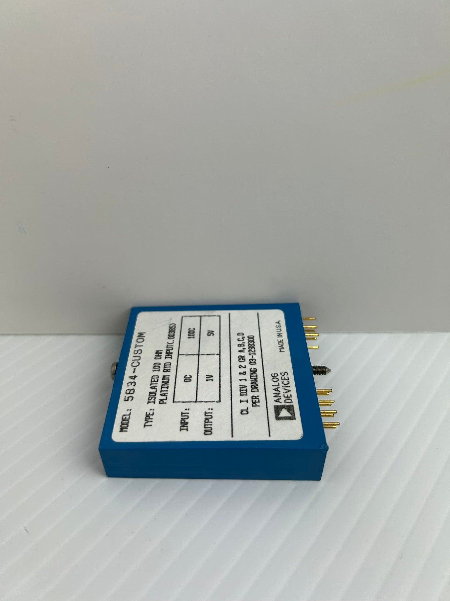 Analog Devices 5B34-CUSTOM Isolated RTD Input Module 5V