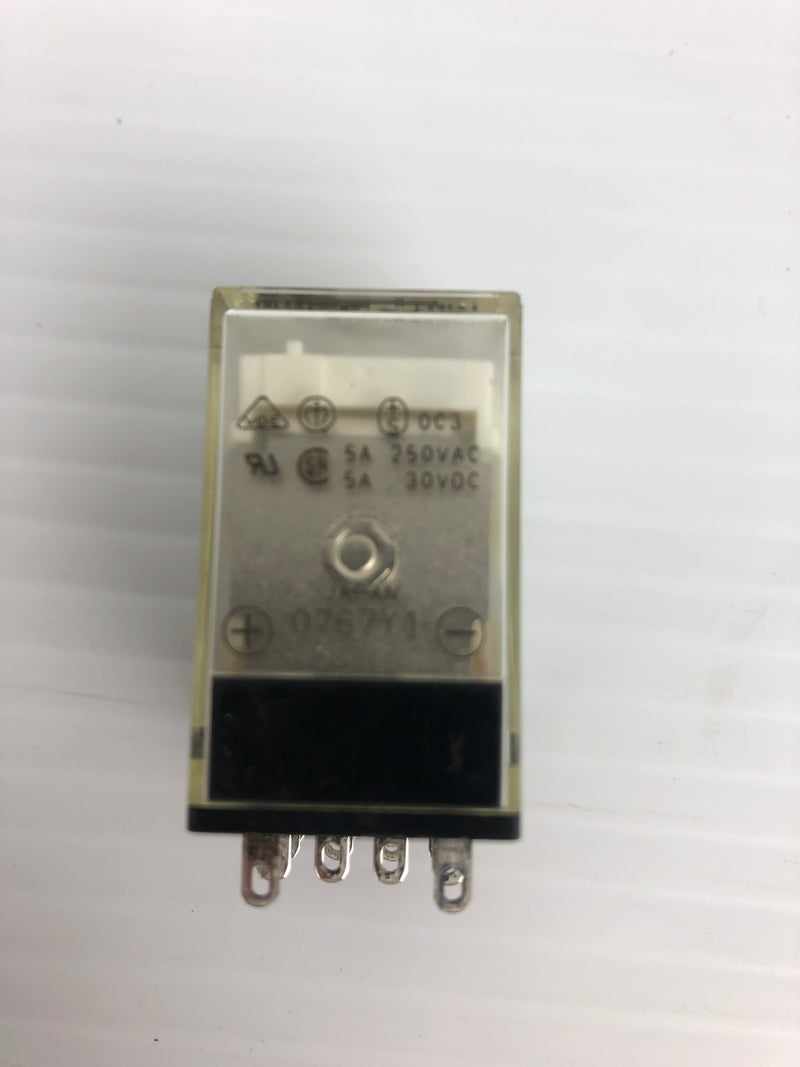 Omron MY4N-D2 Relays 24VDC 5A - Missing Base