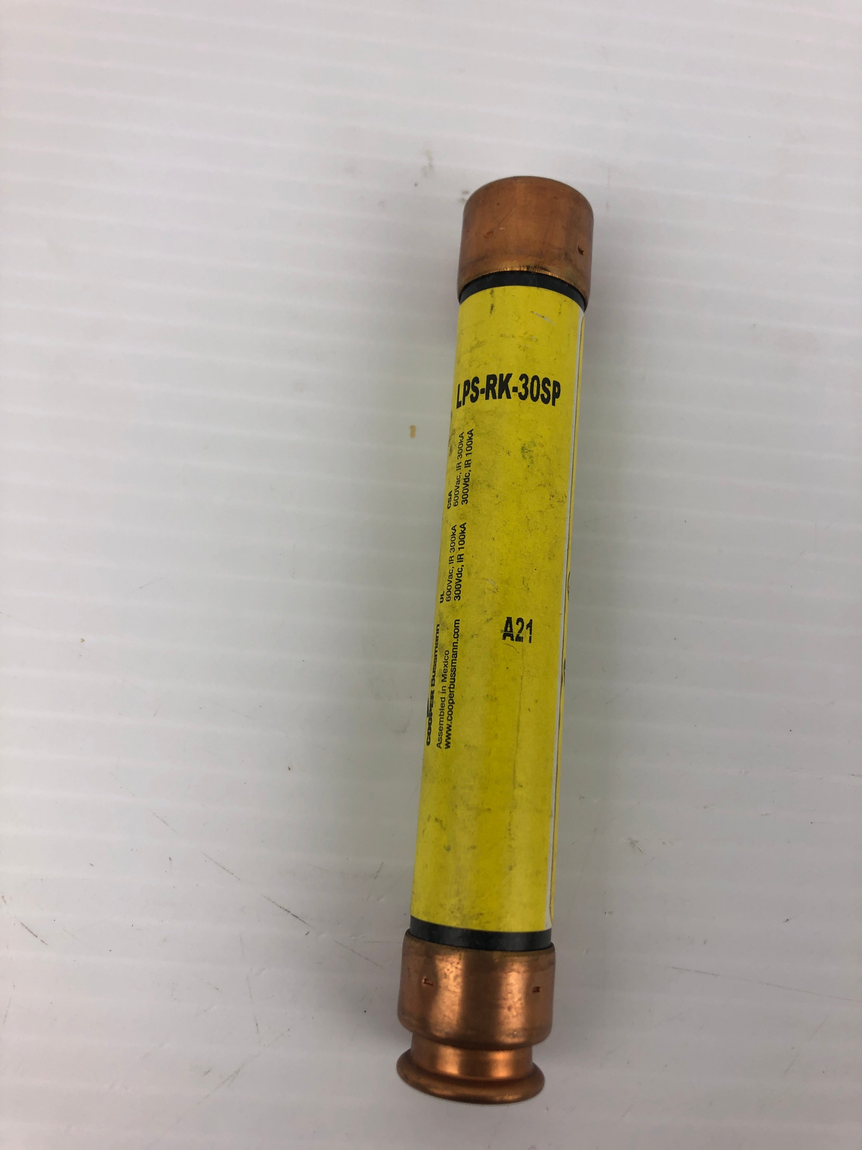 Cooper Bussman LPS-RK-30SP Fuse Low Peak Dual Element Time Delay 600VAC