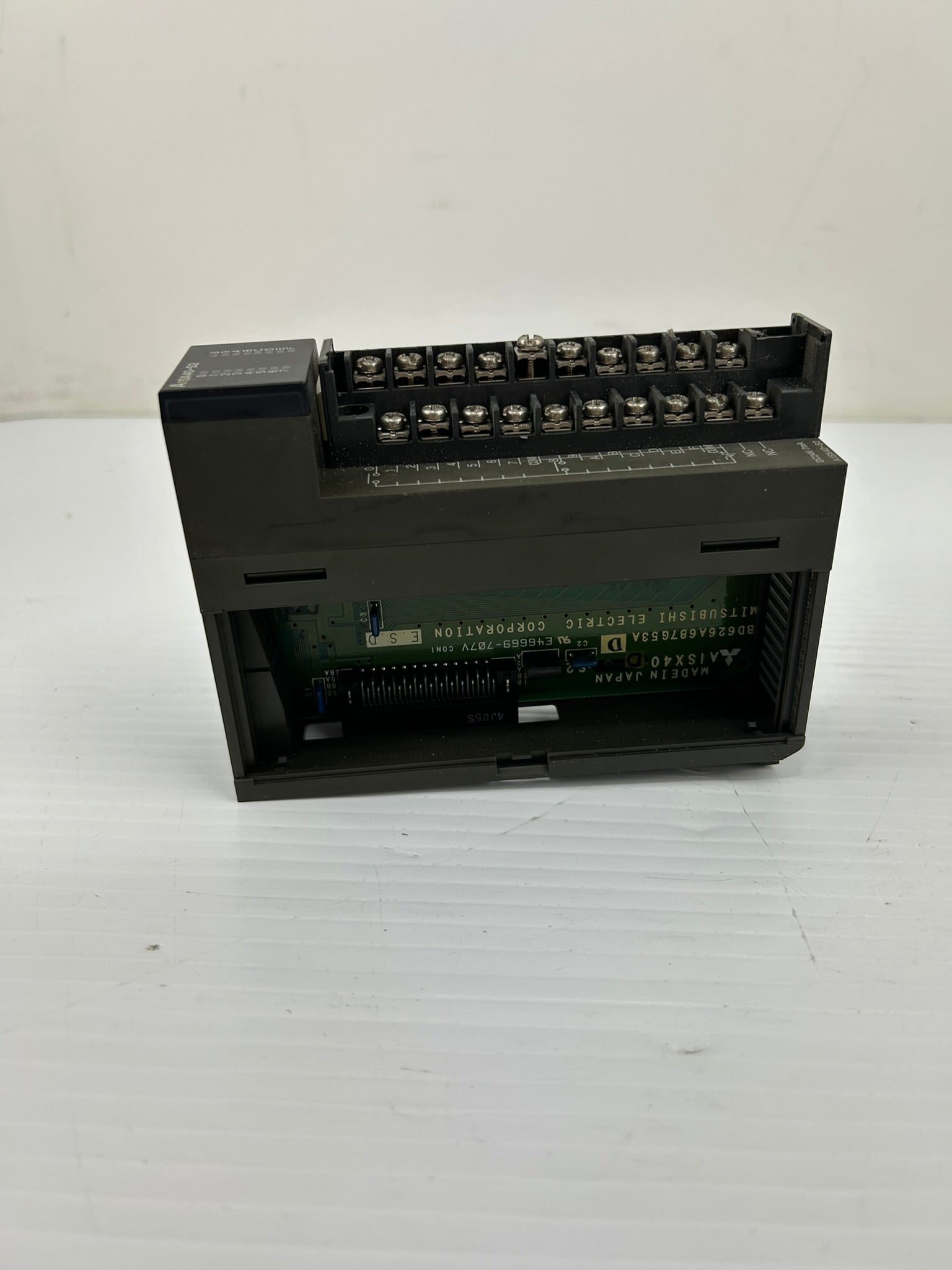 Mitsubishi A1SX40-S2 Input Unit PLC Module 24VDC 7mA - Missing Cover