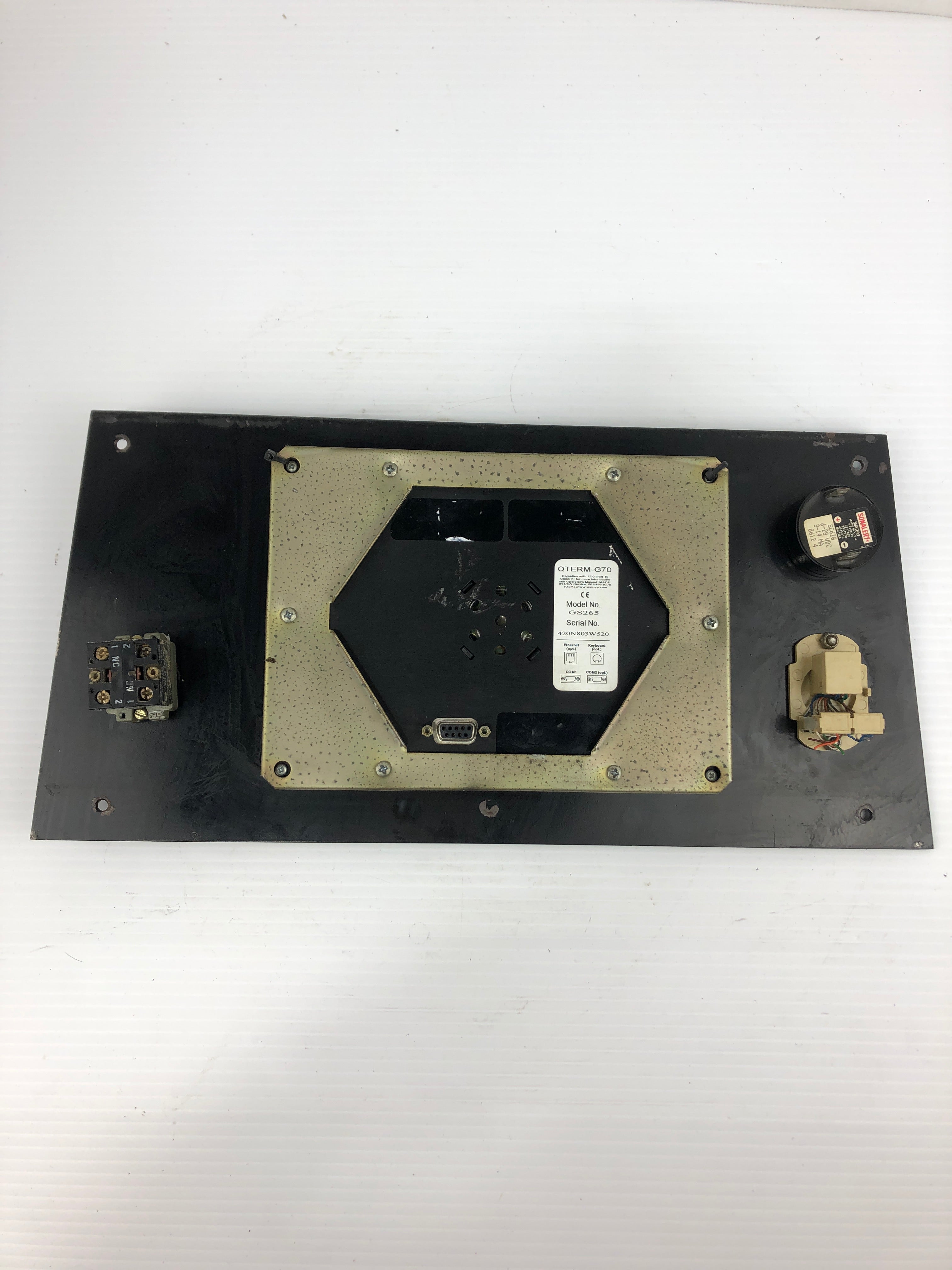 Qterm-G70 GS265 Touch Screen Operation Panel with Push Button and Alarm