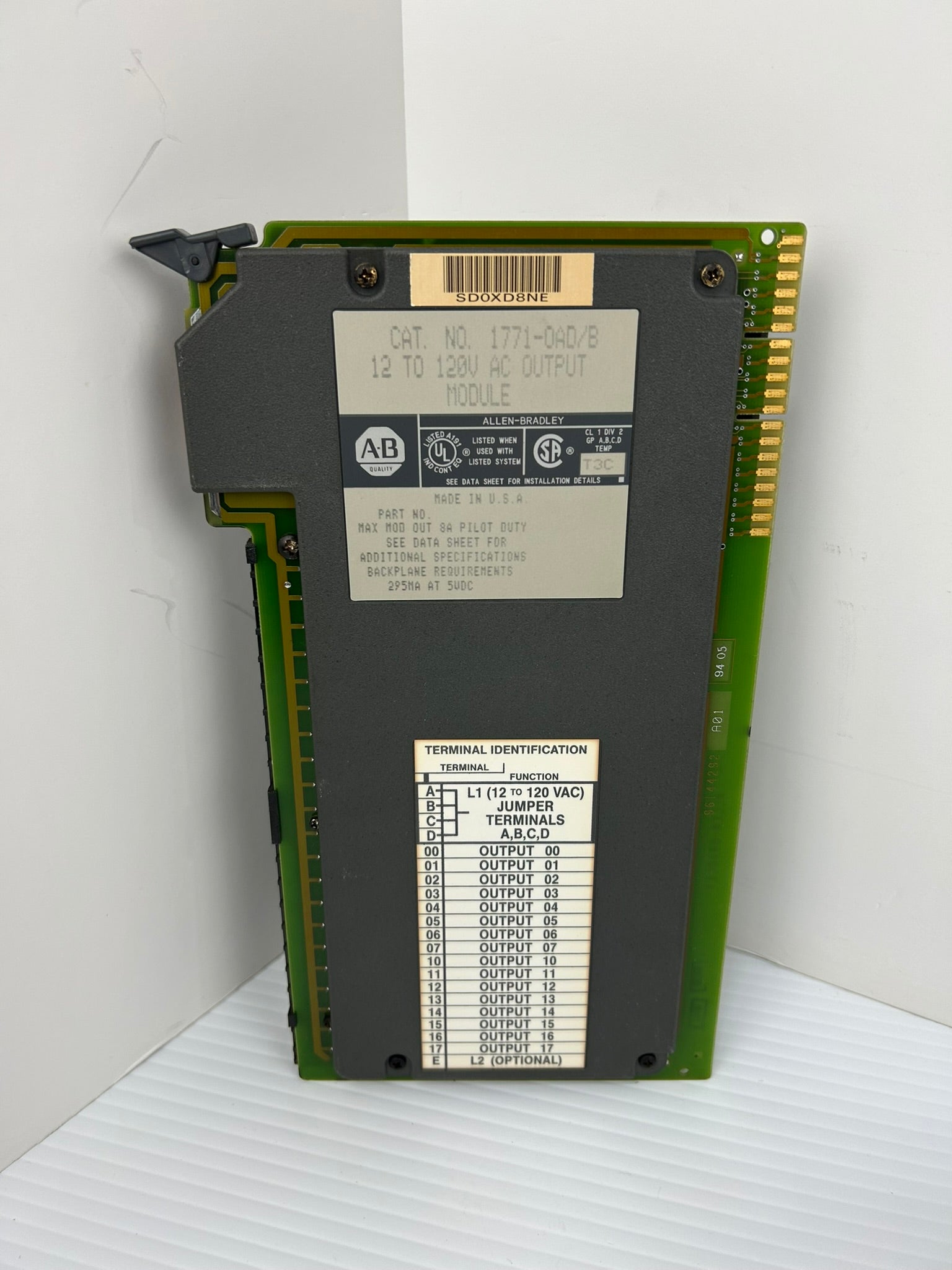 Allen-Bradley 1771-0AD Output Module Series B 12-120VAC