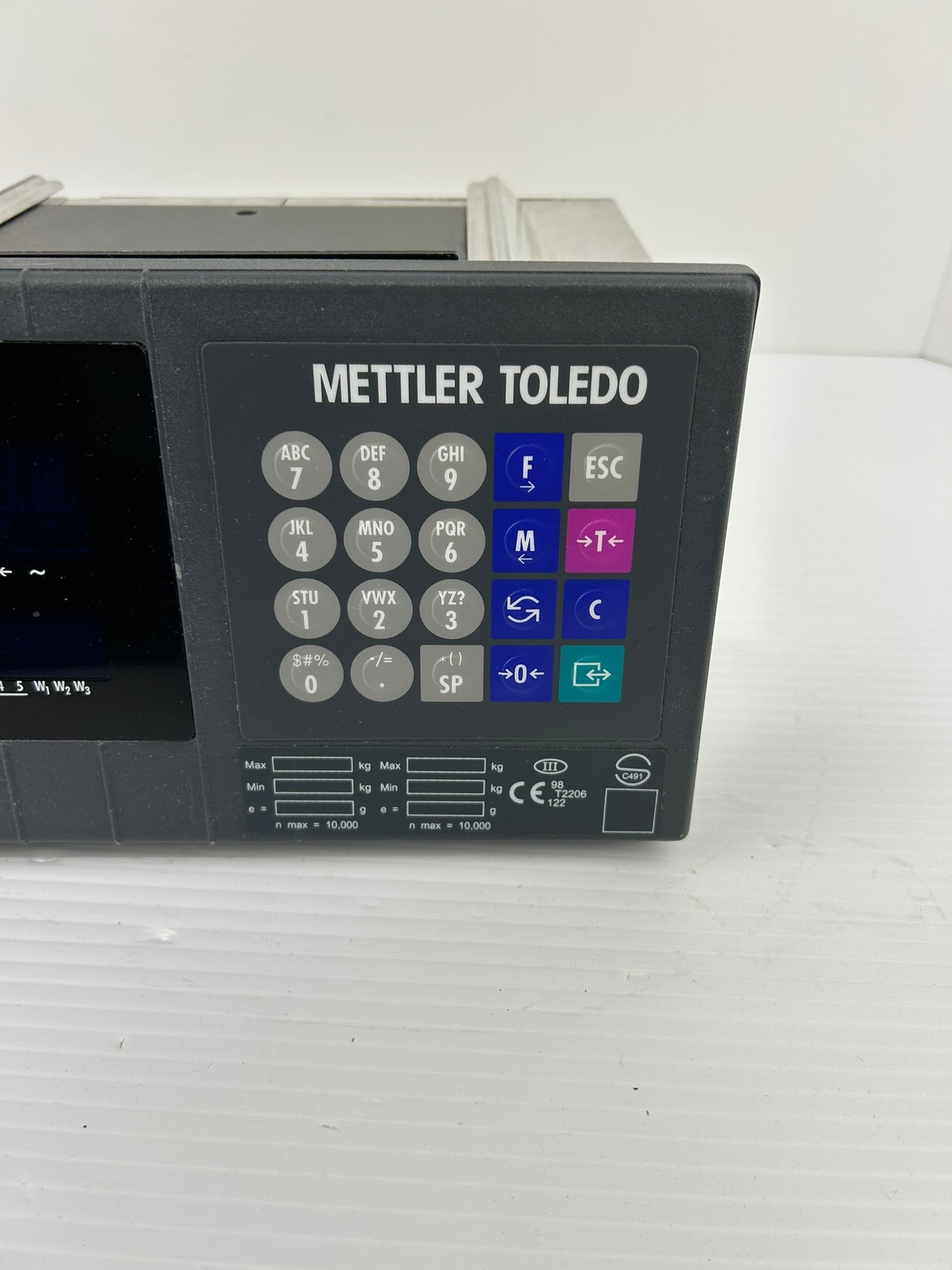 Mettler Toledo JAGUAR Scale Controller Interface Panel JTPA1060000