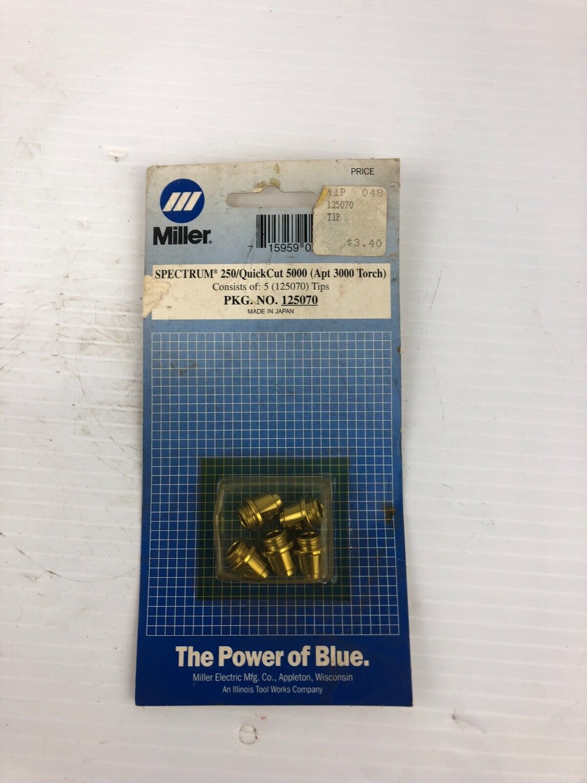 Miller Spectrum 125070 Welding Tips - Lot of 5