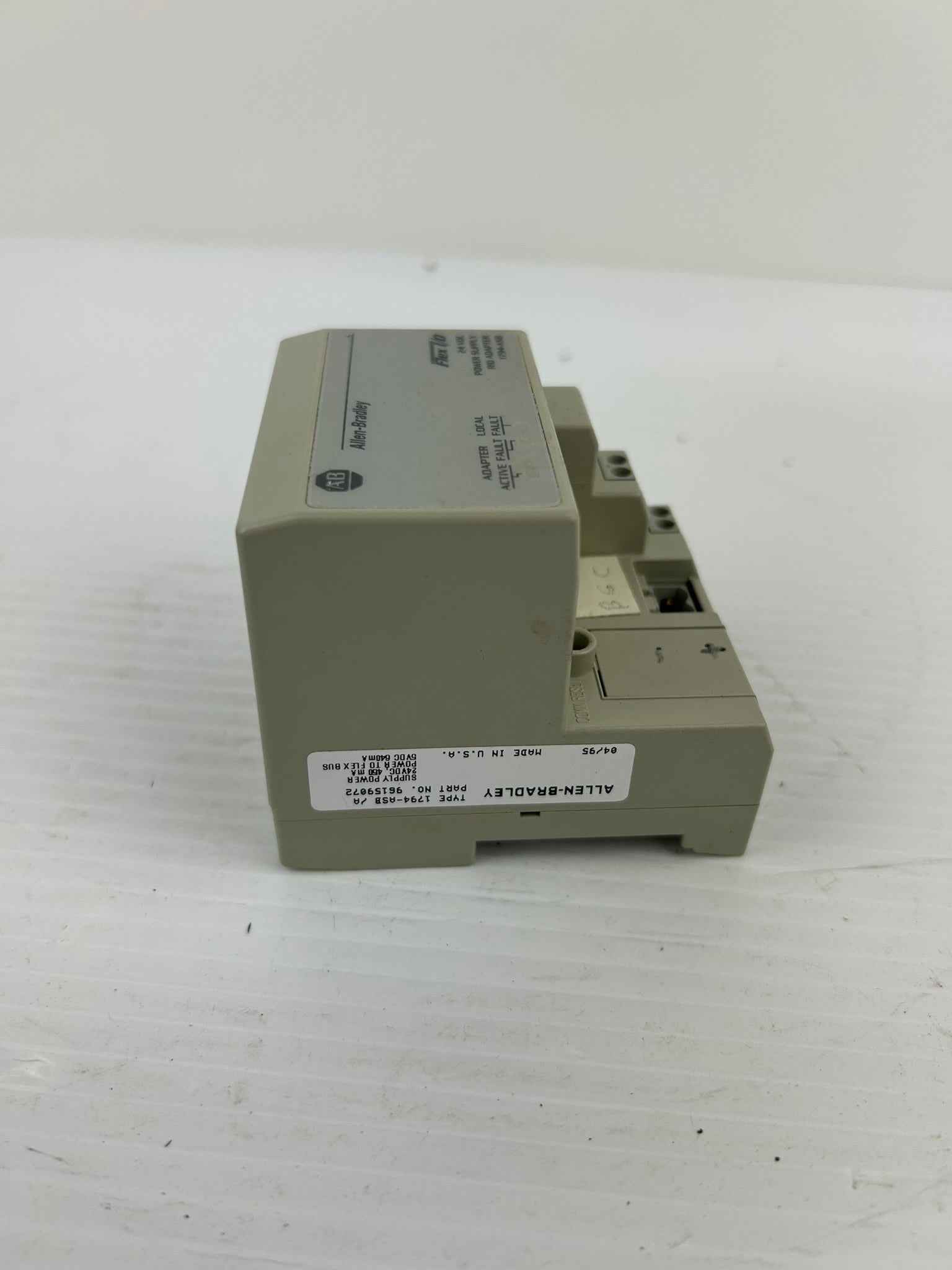 Allen-Bradley 1794-ASB Flex I/O Power Supply RIO Adapter Ser A Rev C01 24VDC