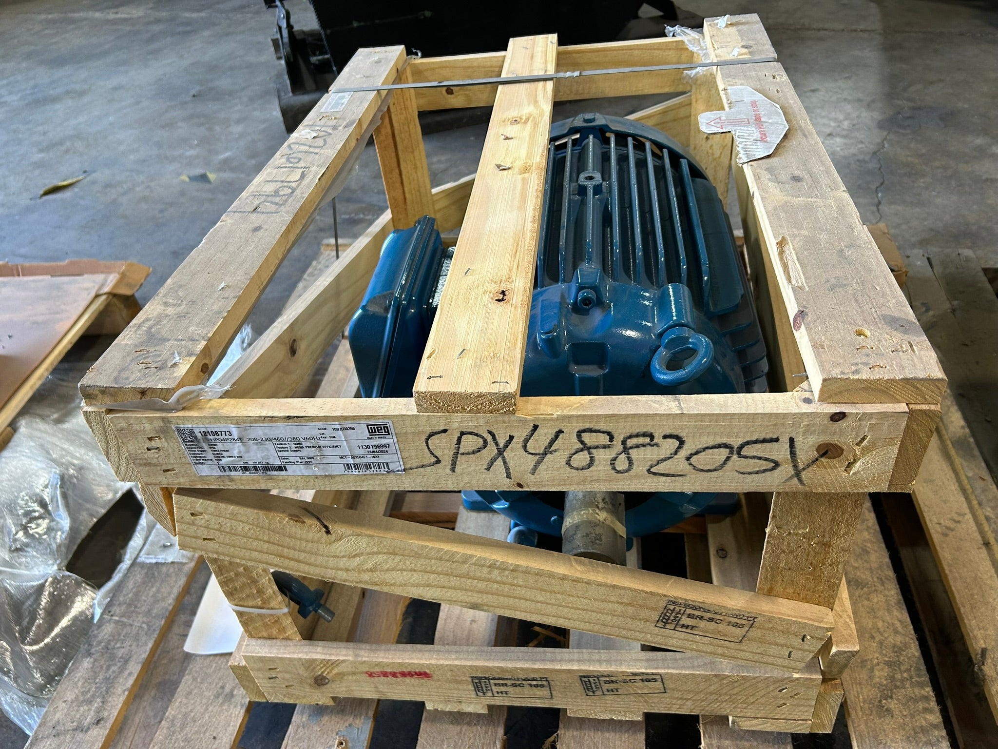 Weg 25HP04P284T Electric Motor 3 Phase 25 Hp 284T Frame 230/460 Volt 1770 RPM