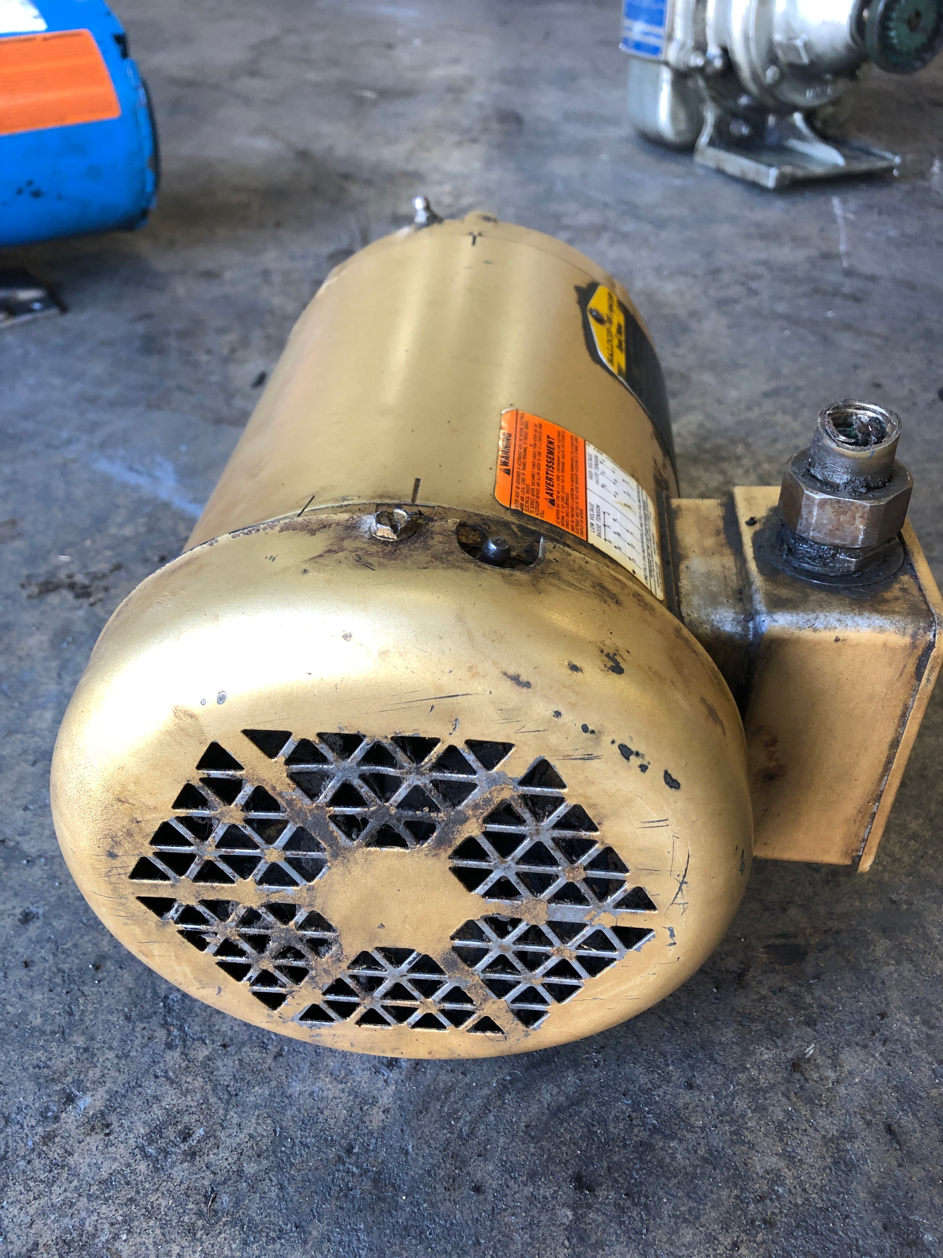 Baldor Reliance EM3555T General Purpose Motor 2HP 3490 RPM 230/460V 145T Frame