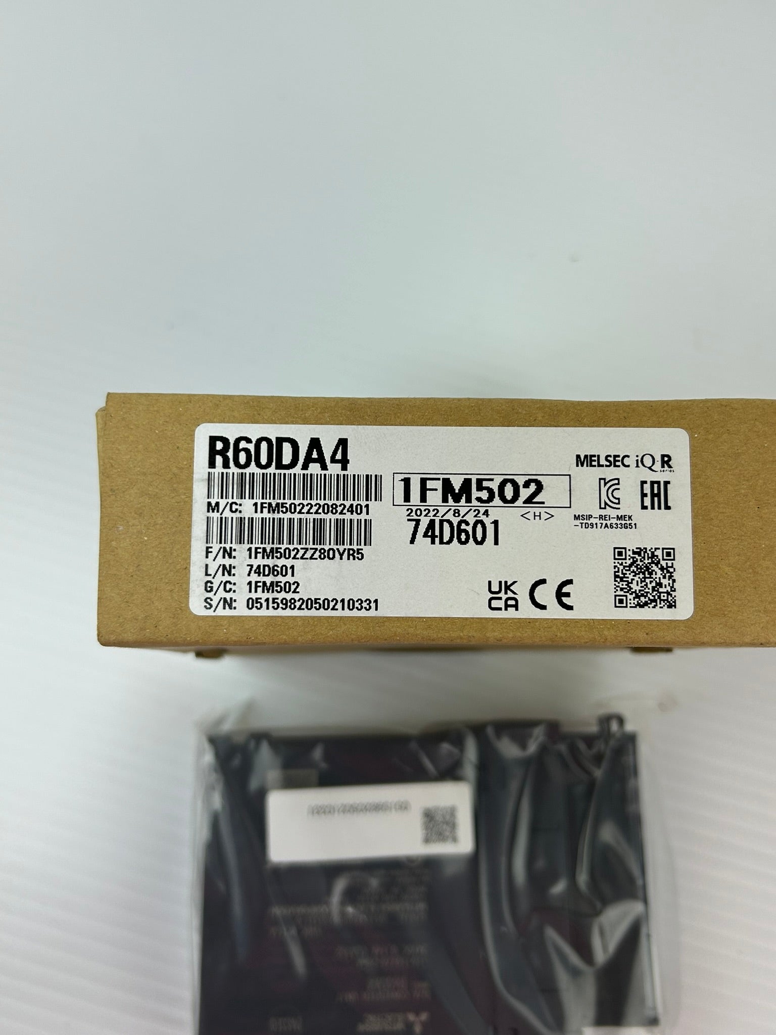 Mitsubishi R60DA4 MELSEC iQ-R 4-Channel Analog Output D/A PLC Module
