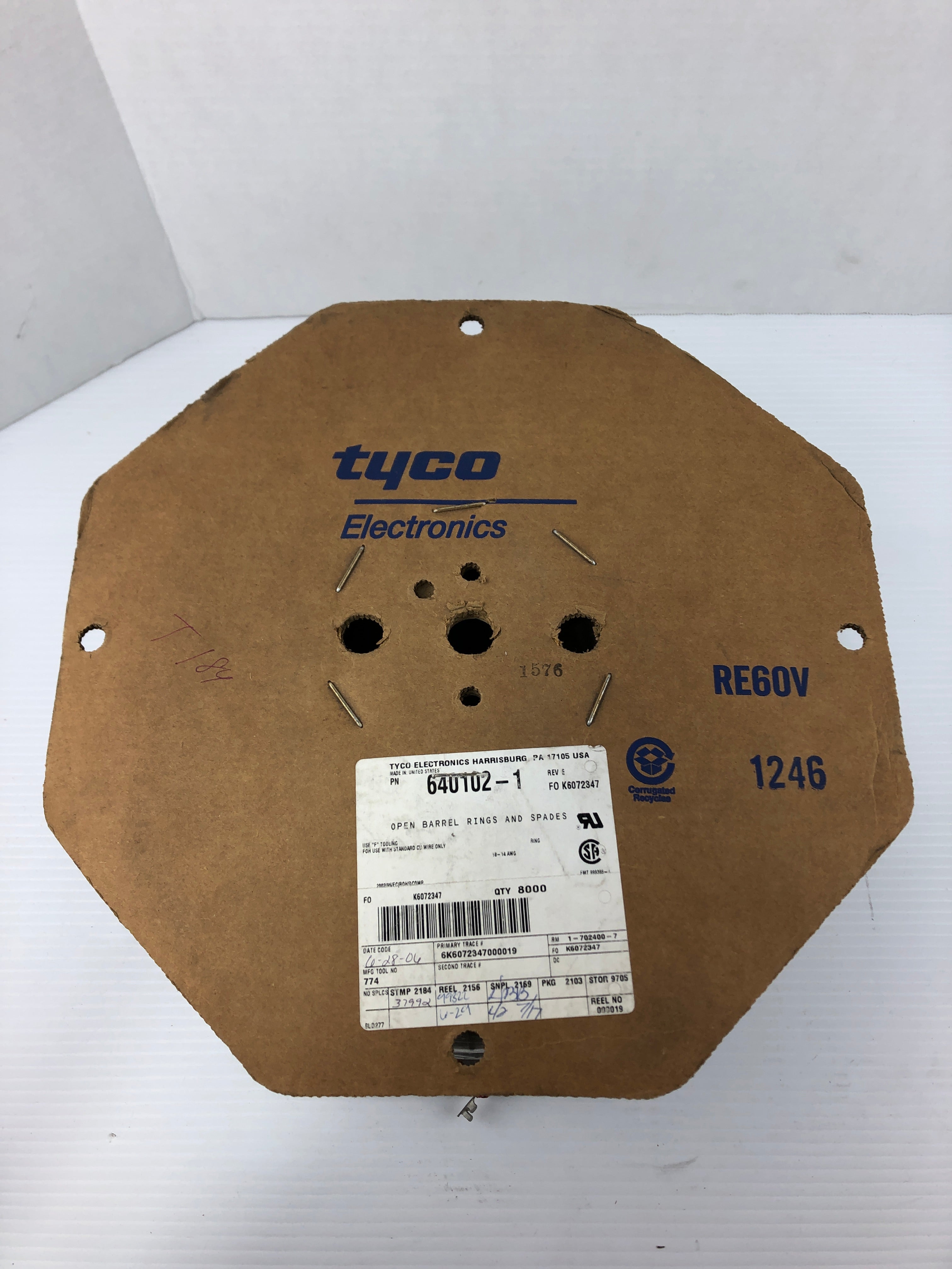 Tyco 640102-1 Open Barrel Rings and Spades 774 Rev. E